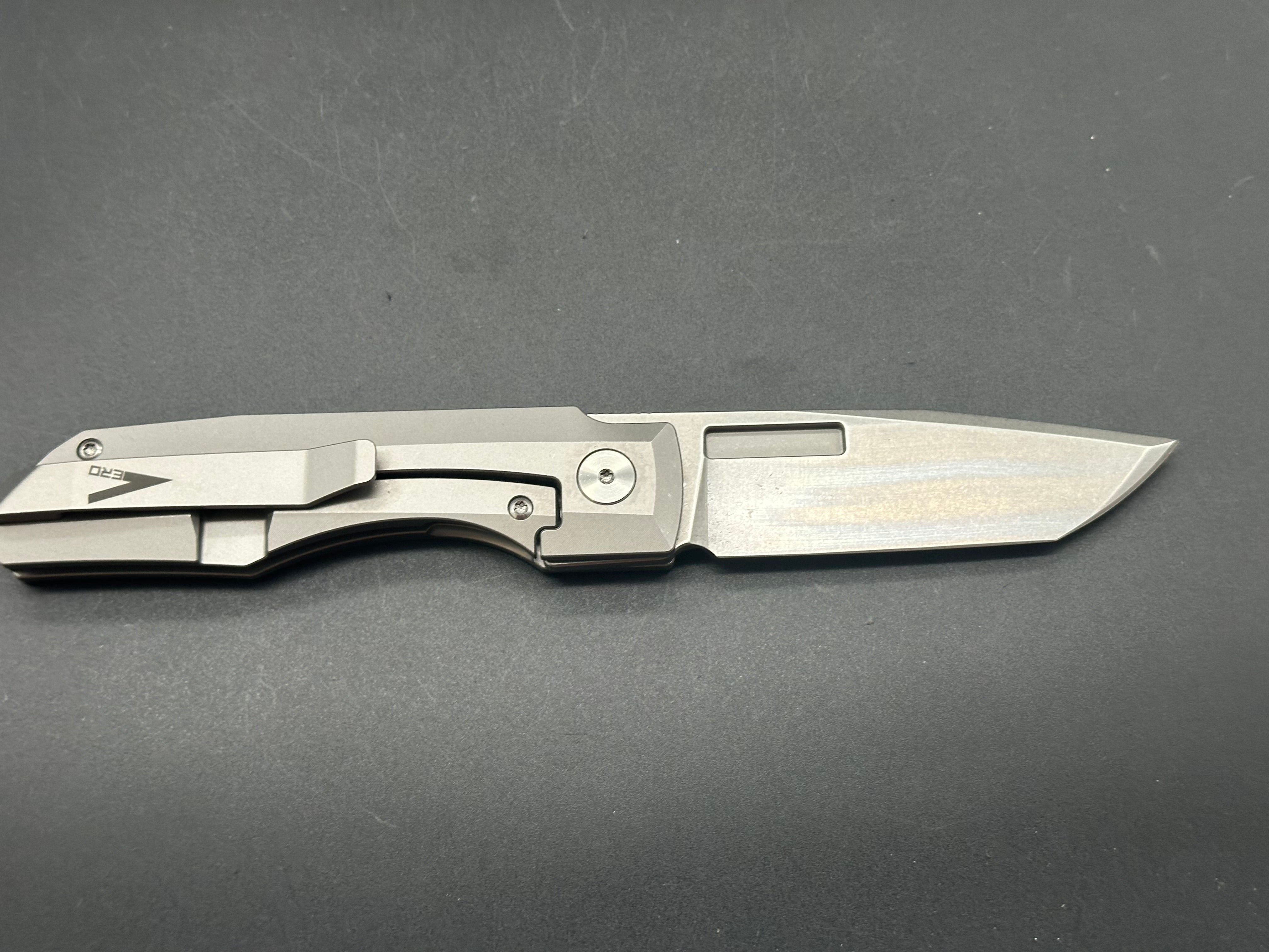 Vero Engineering Impulse Mini full titanium handle w/M390 blade