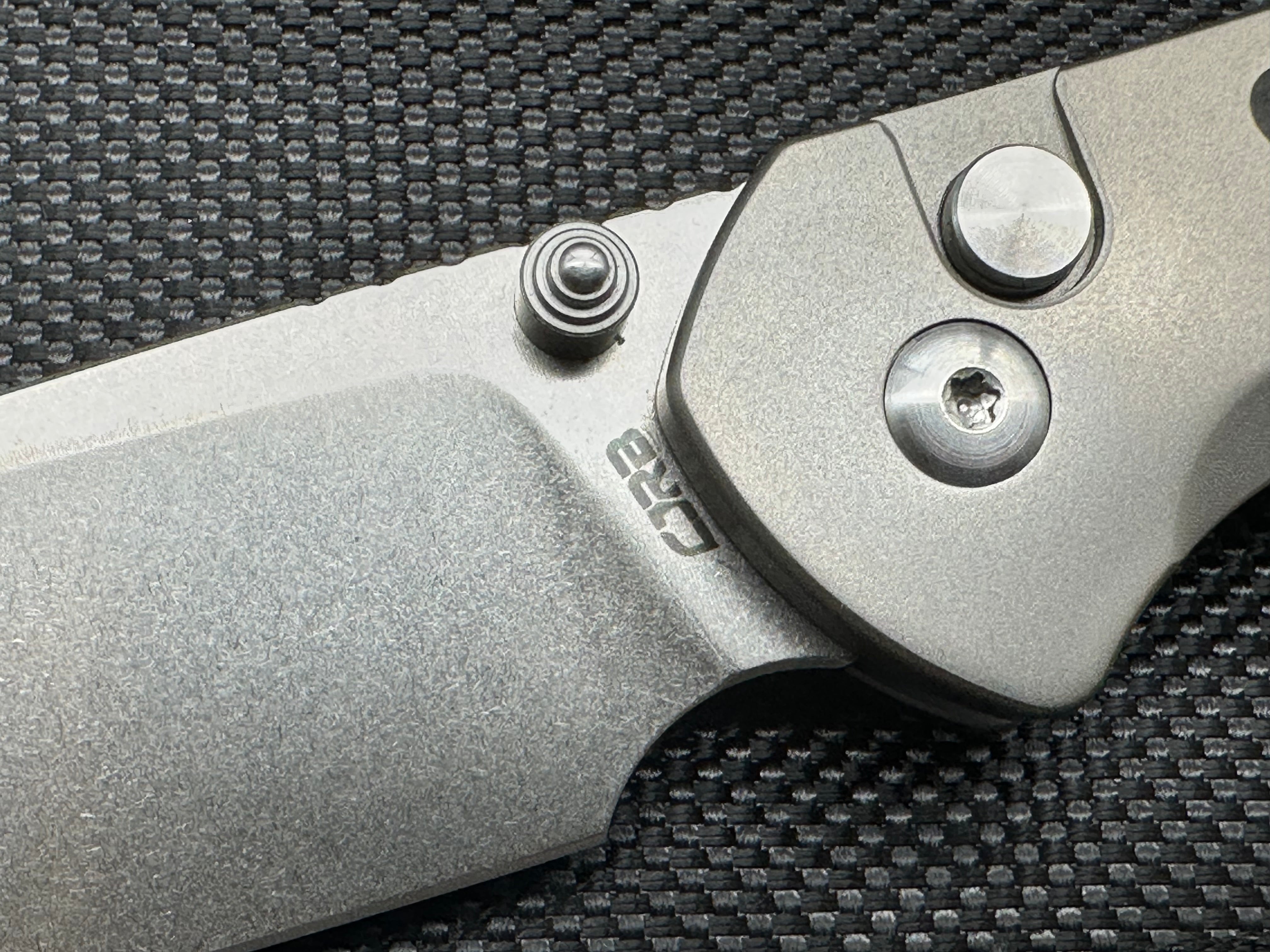 CJRB Pyrite CPM S90v Blade Titanium Handle (Limited Edition)