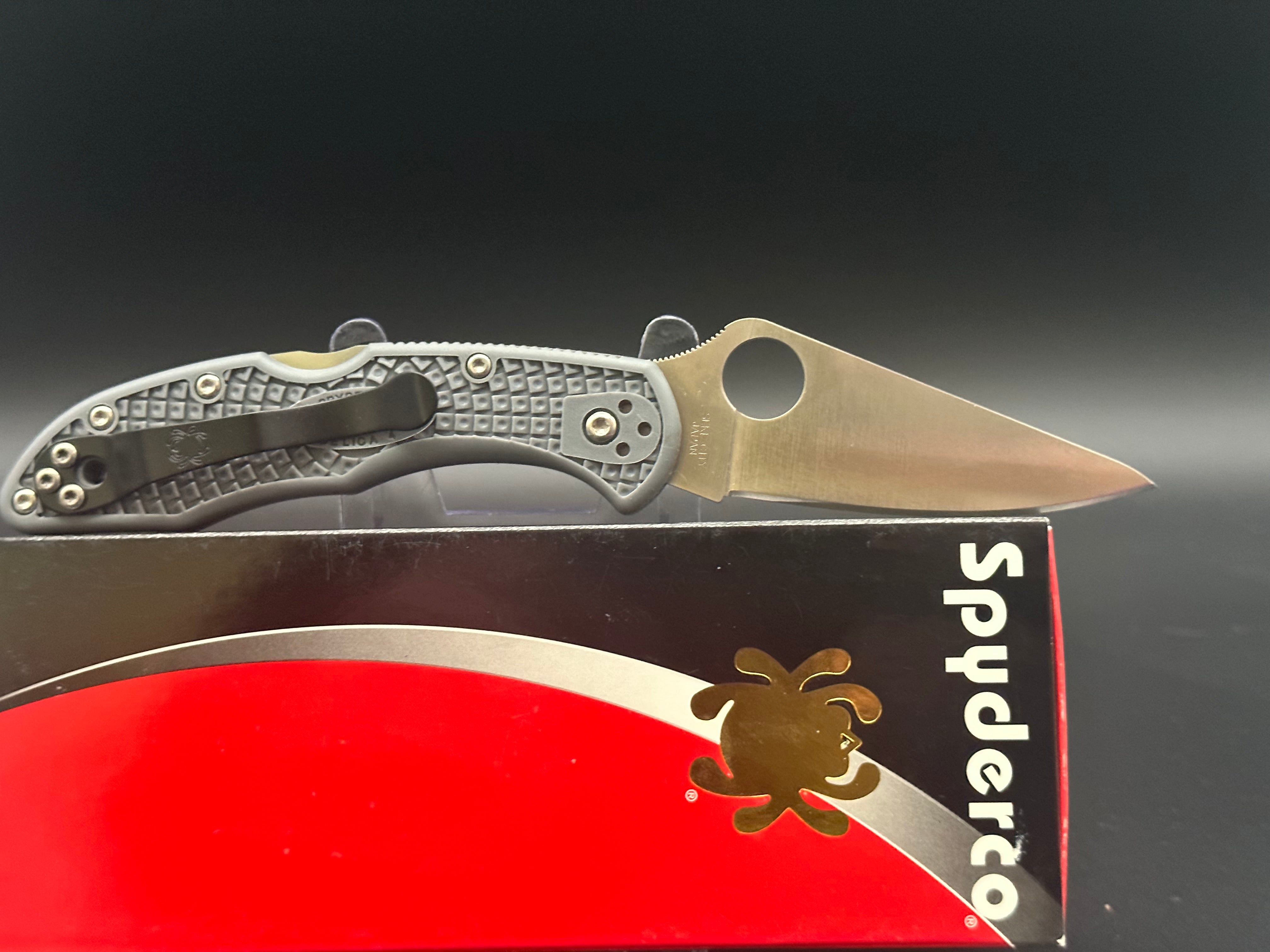 Spyderco Delica grey FRN