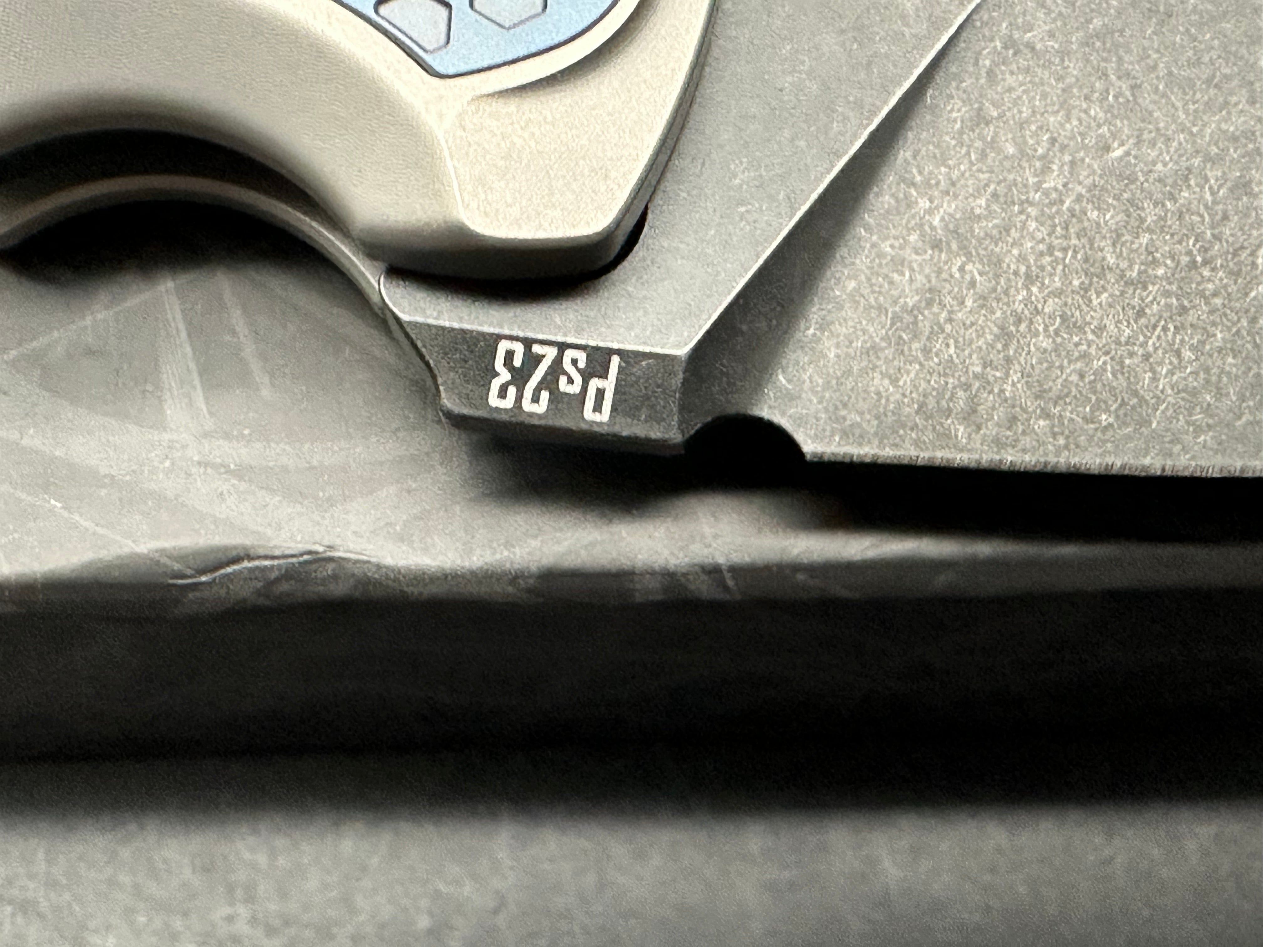 Jake Hoback Summo M390 DLC blade Titanium scales