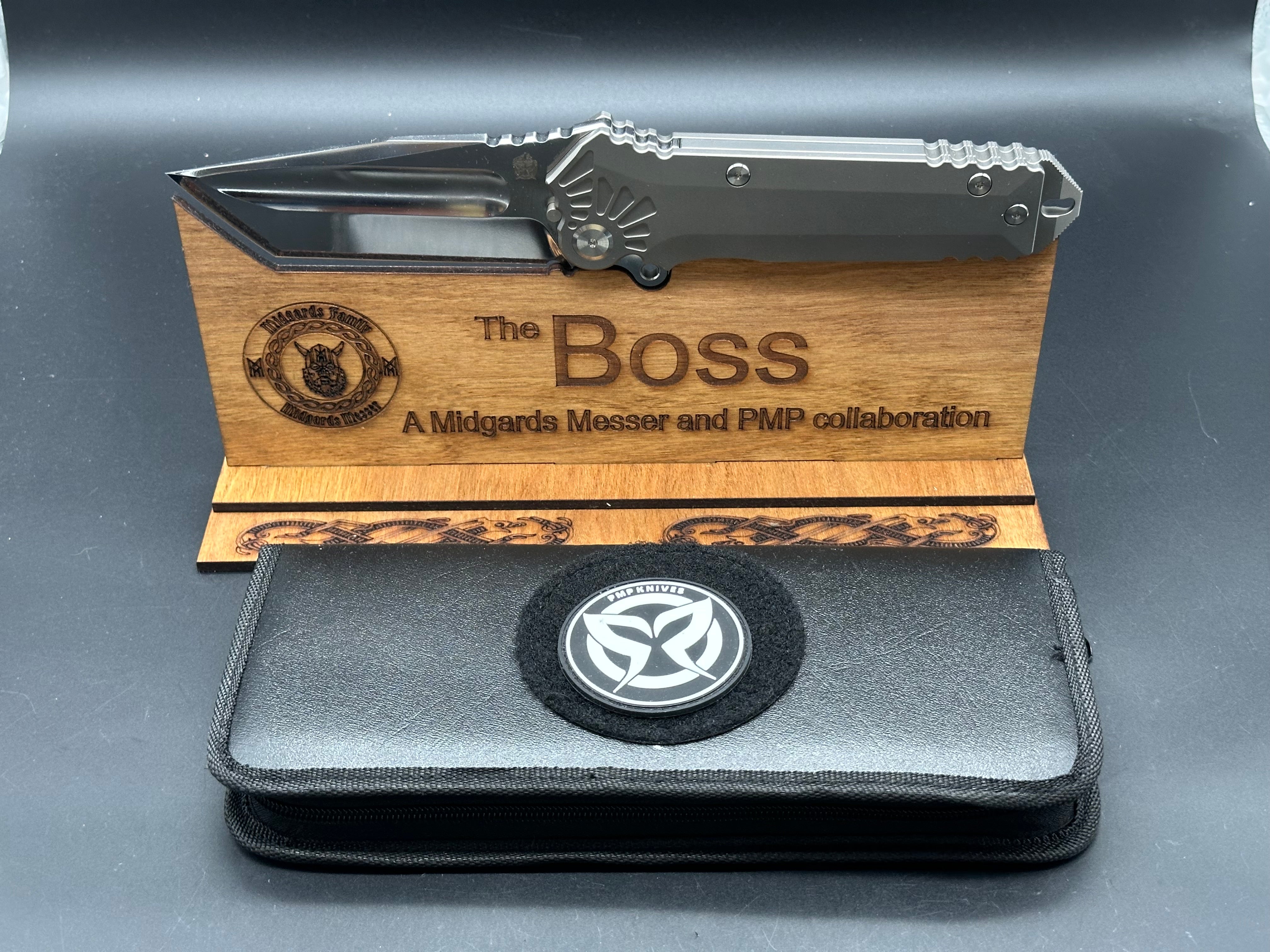Midgards Messer / PMP Big Boss folder & Stand