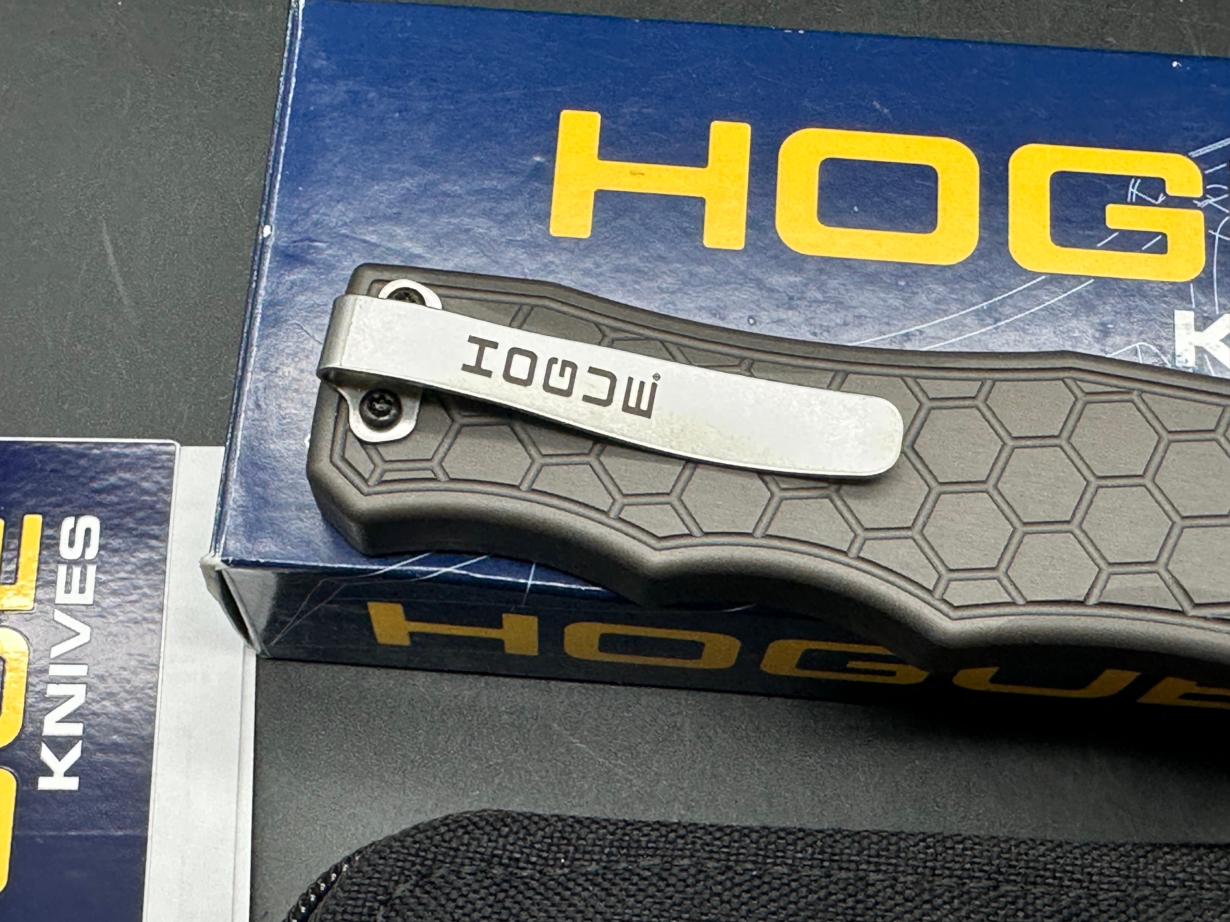 Hogue Knives Exploit OTF Automatic Knife Tanto Gray (3.5" Stonewash)