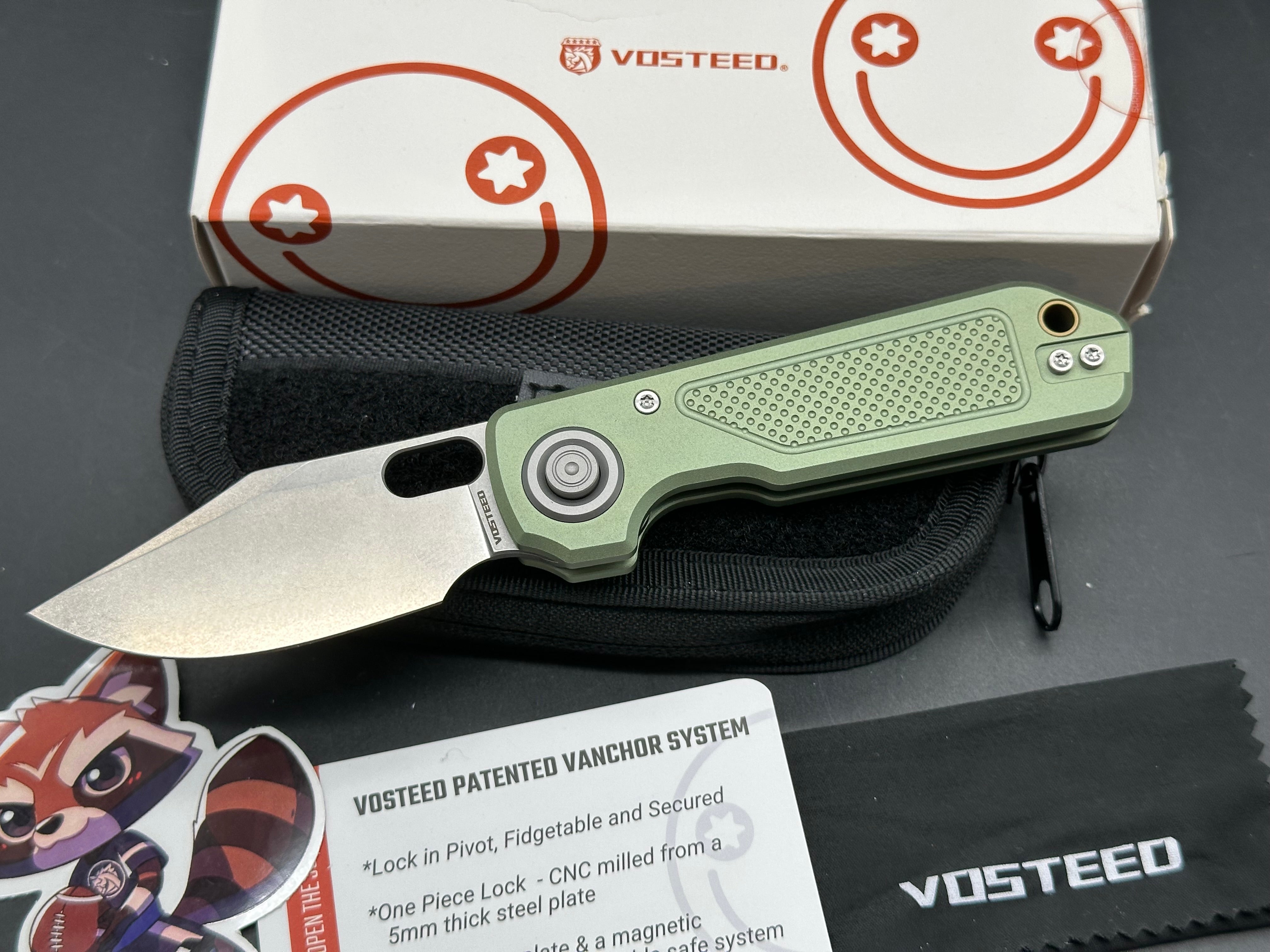 Vosteed Akita Vanchor Lock (2.94" S35VN Blade & Aluminum Handle) - A2403