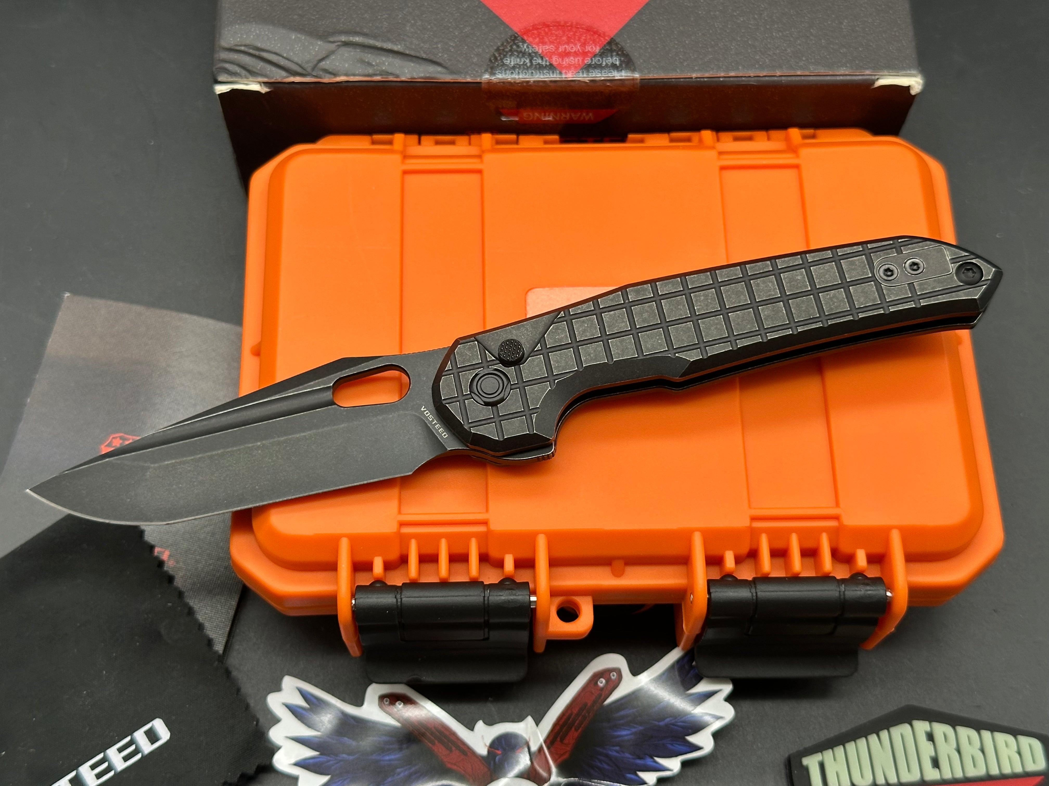 Vosteed Thunderbird - Trek Lock Knife (3.25" Elmax Blade & Titanium Handle)