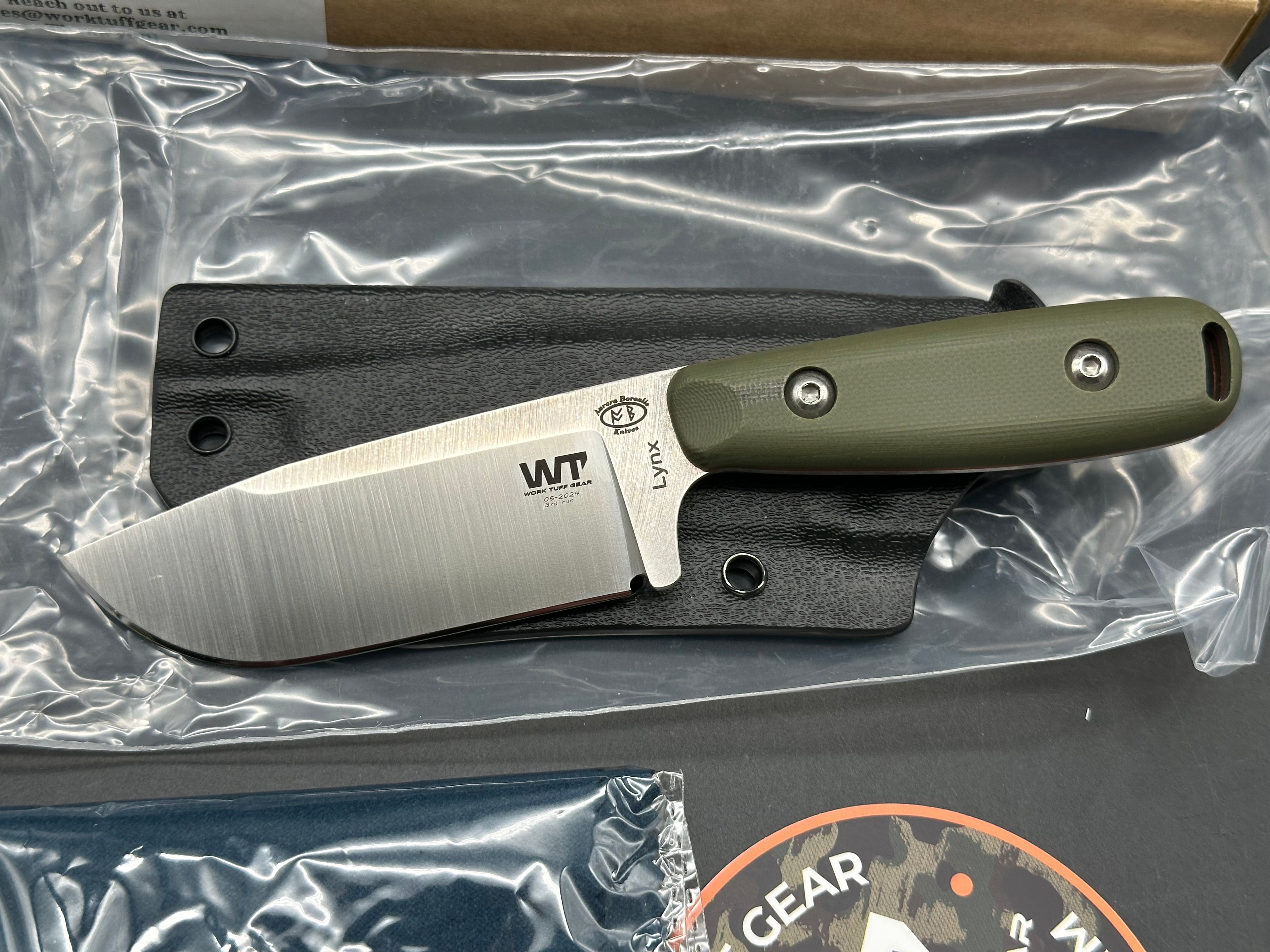 Worktuff Gear Lynx Fixed blade knife