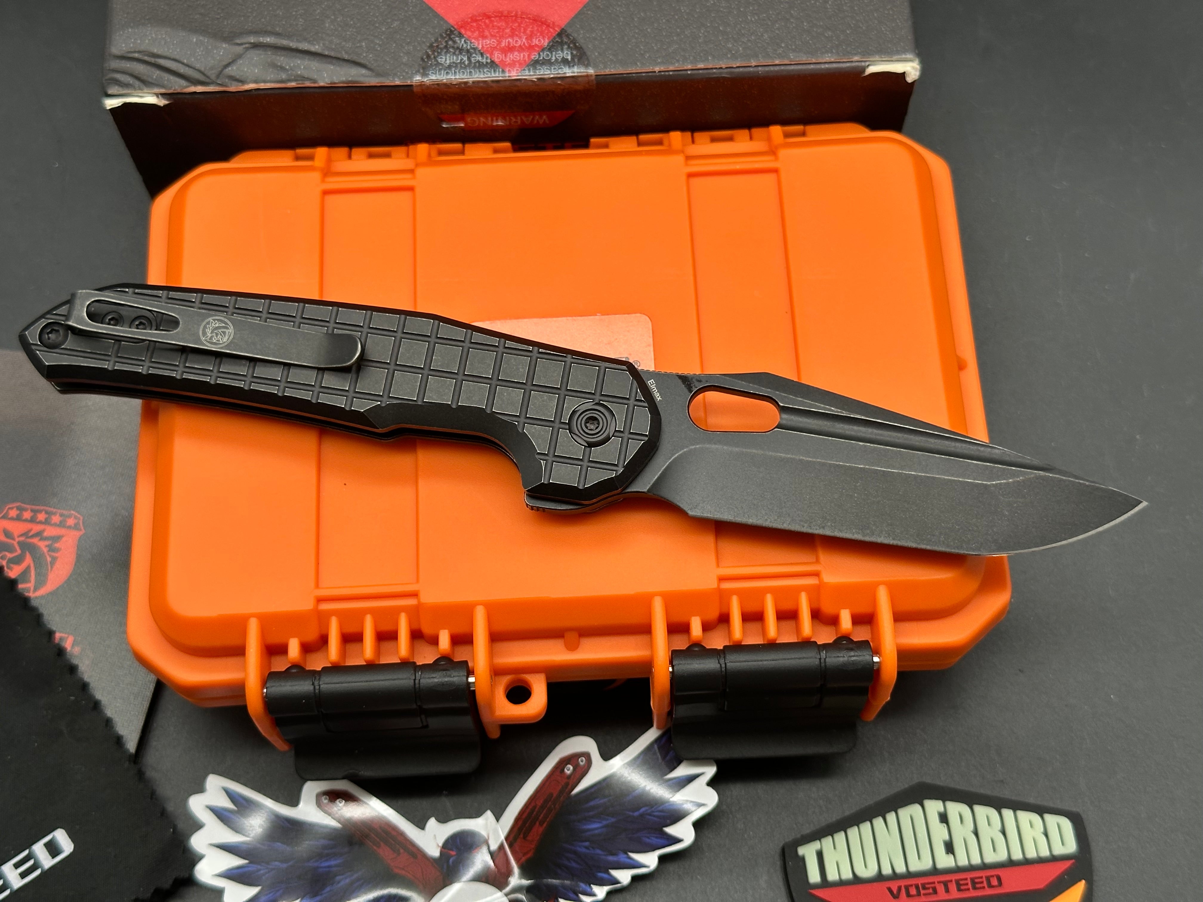 Vosteed Thunderbird - Trek Lock Knife (3.25" Elmax Blade & Titanium Handle)