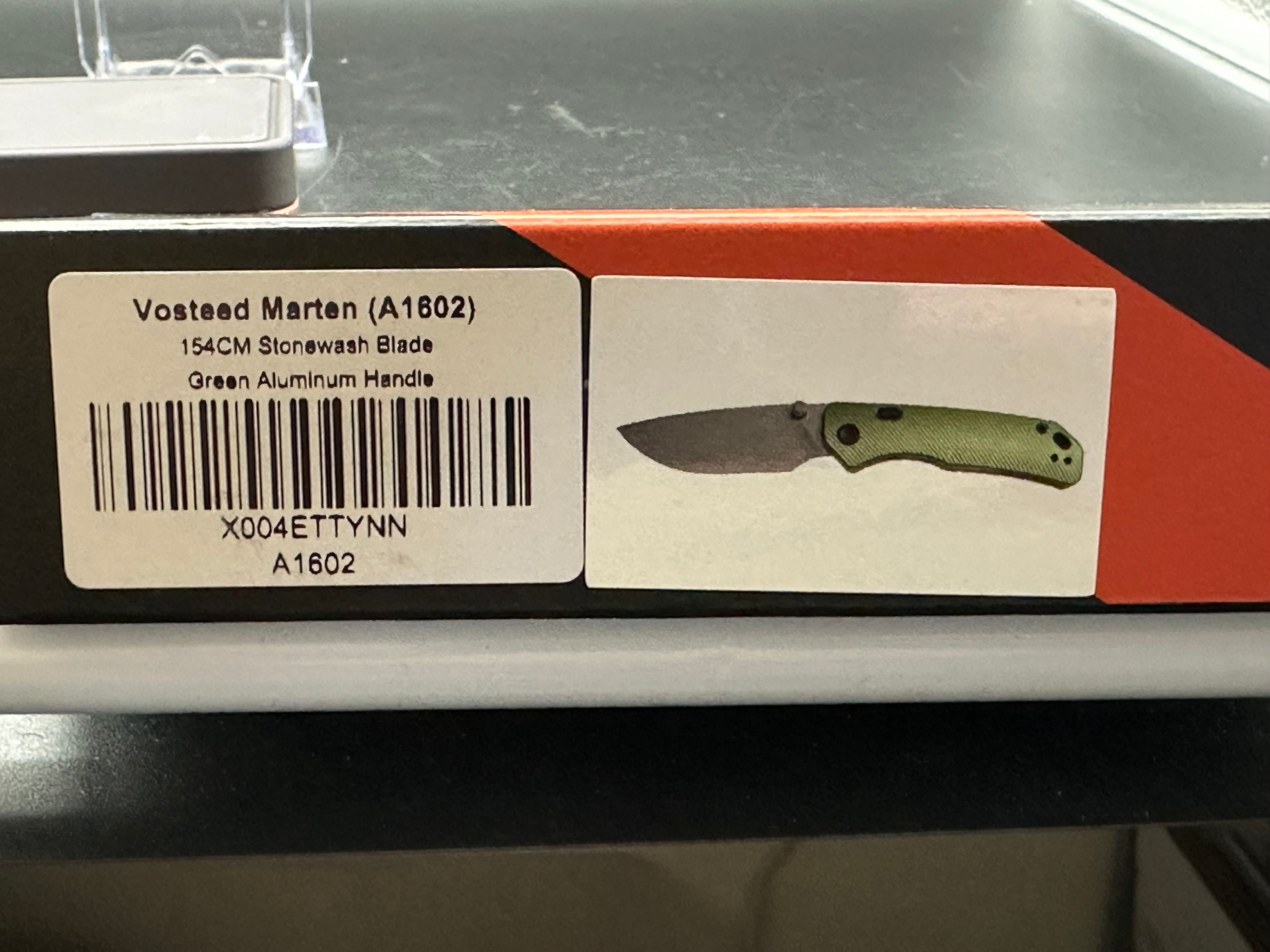 Vosteed Marten Top Liner Lock 2.98" 154CM Blade