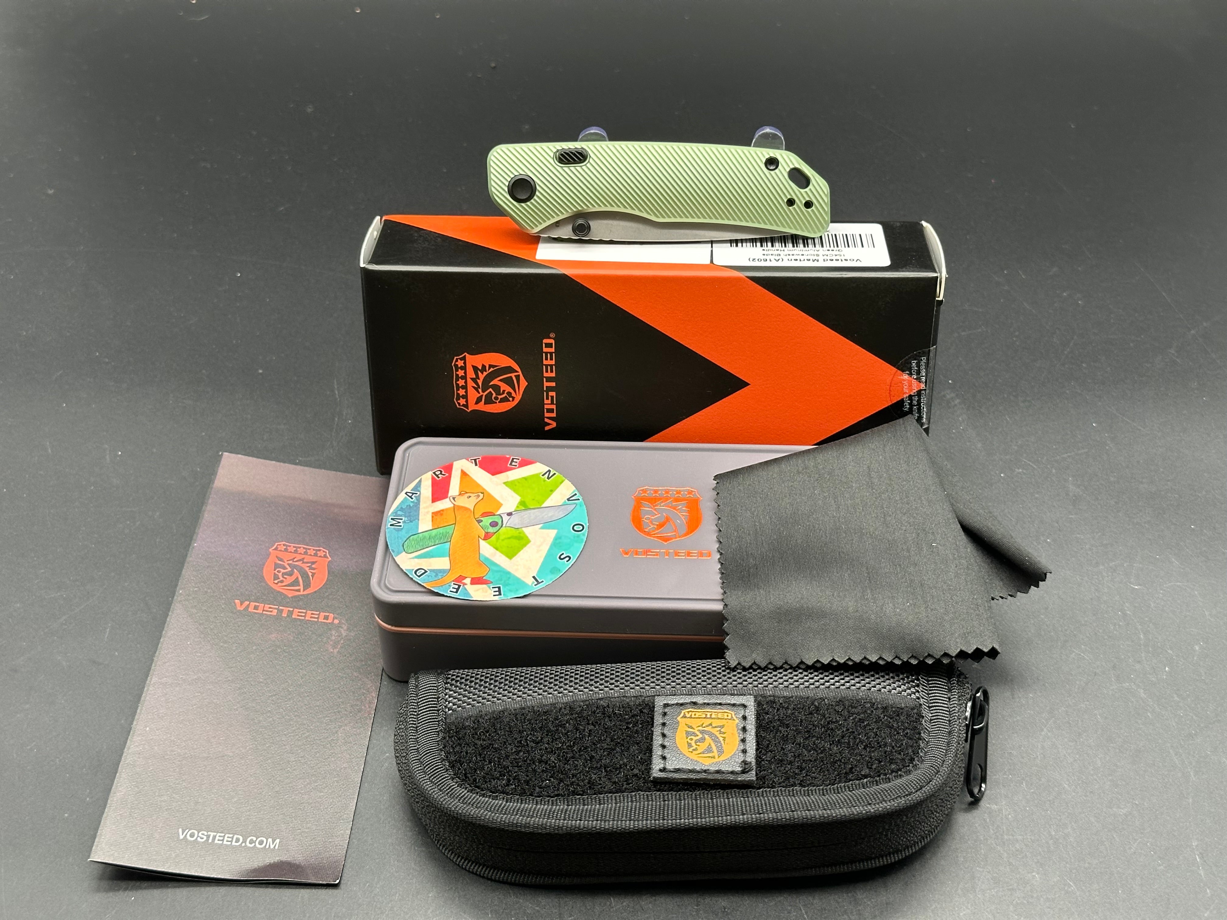 Vosteed Marten Top Liner Lock 2.98" 154CM Blade