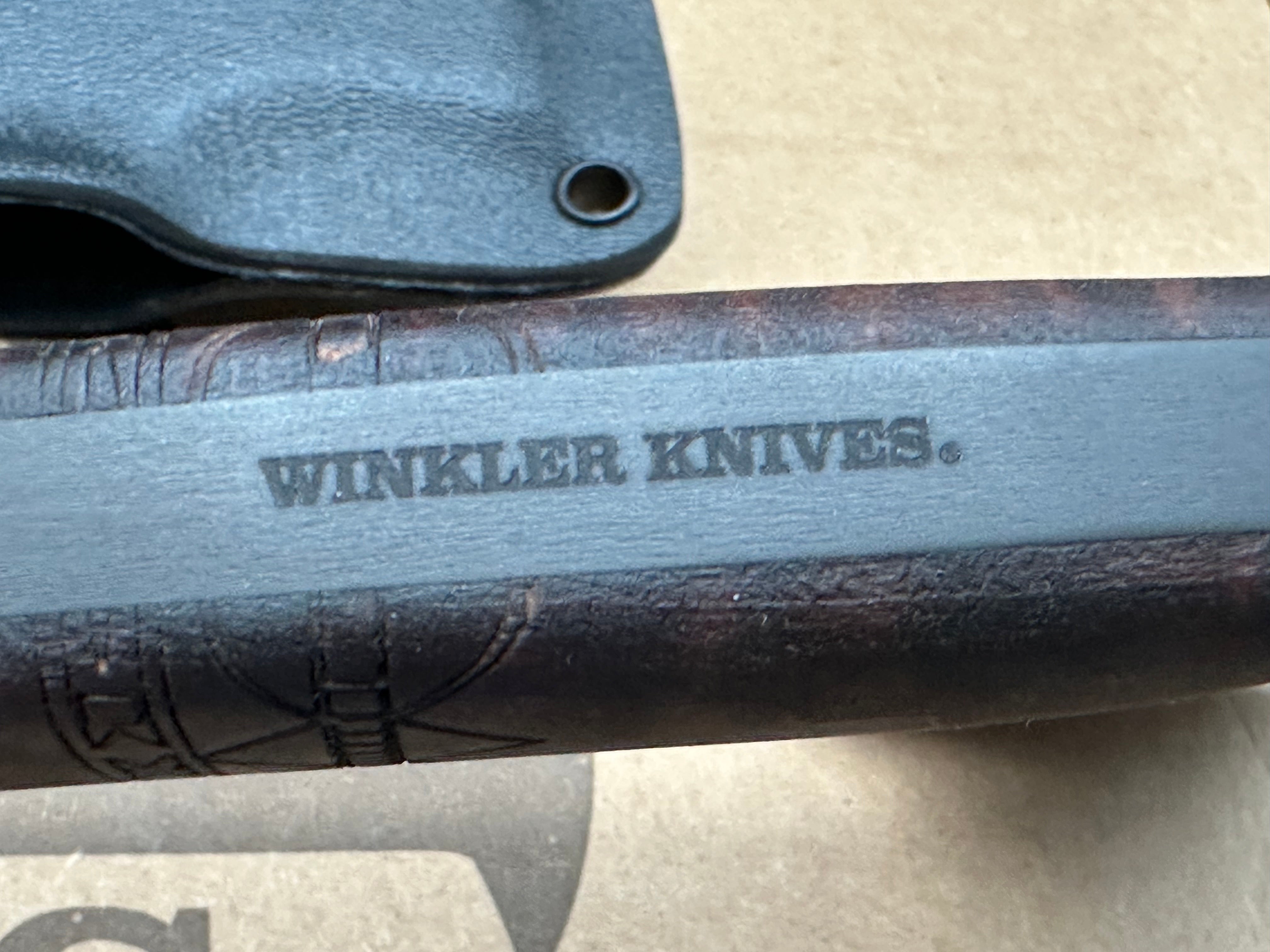 Winkler Knives Hammer Combat Axe - Tribal Maple Tomahawk