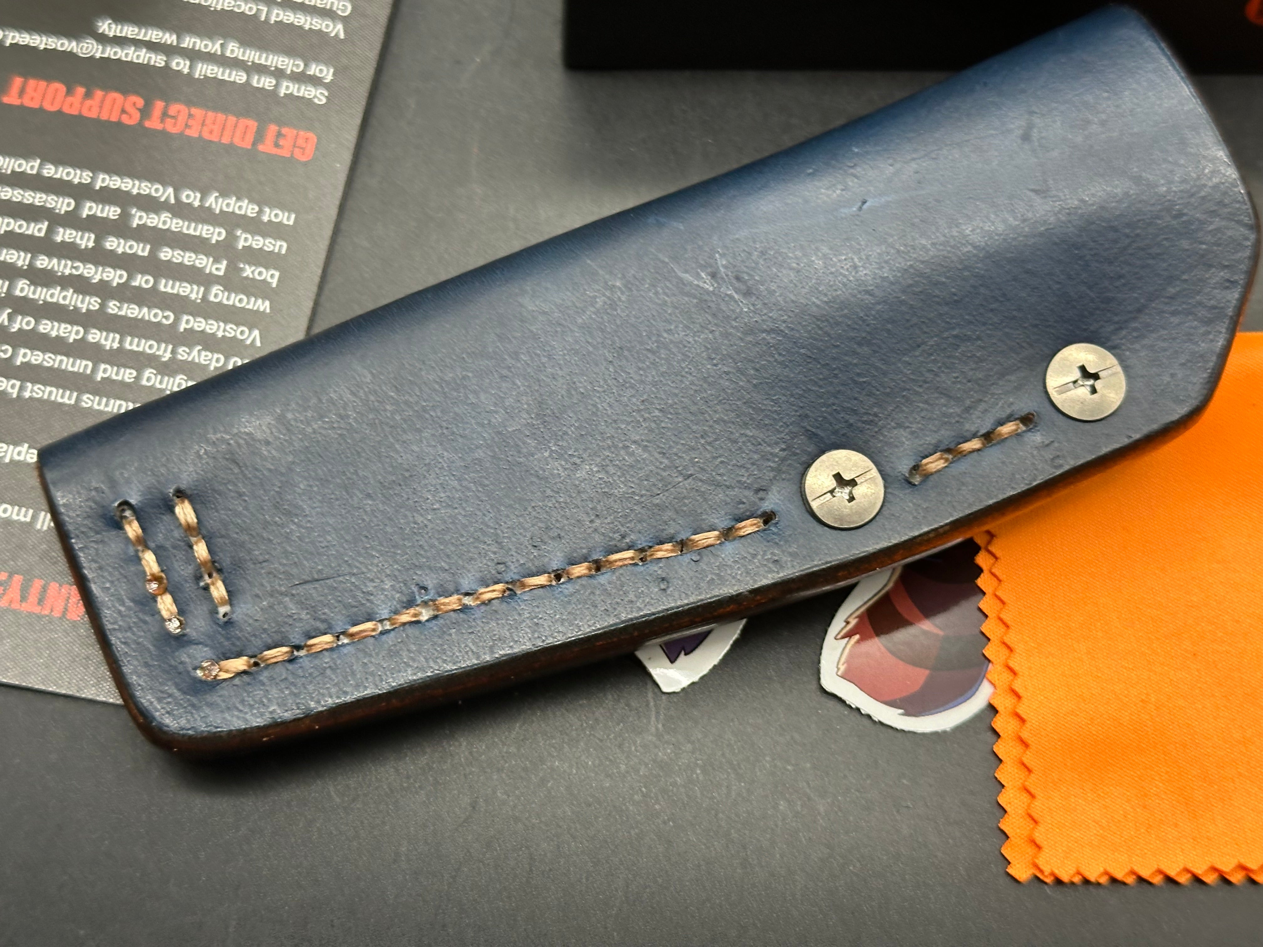 Vosteed Marmoset fixed blade knife w/custom sheath