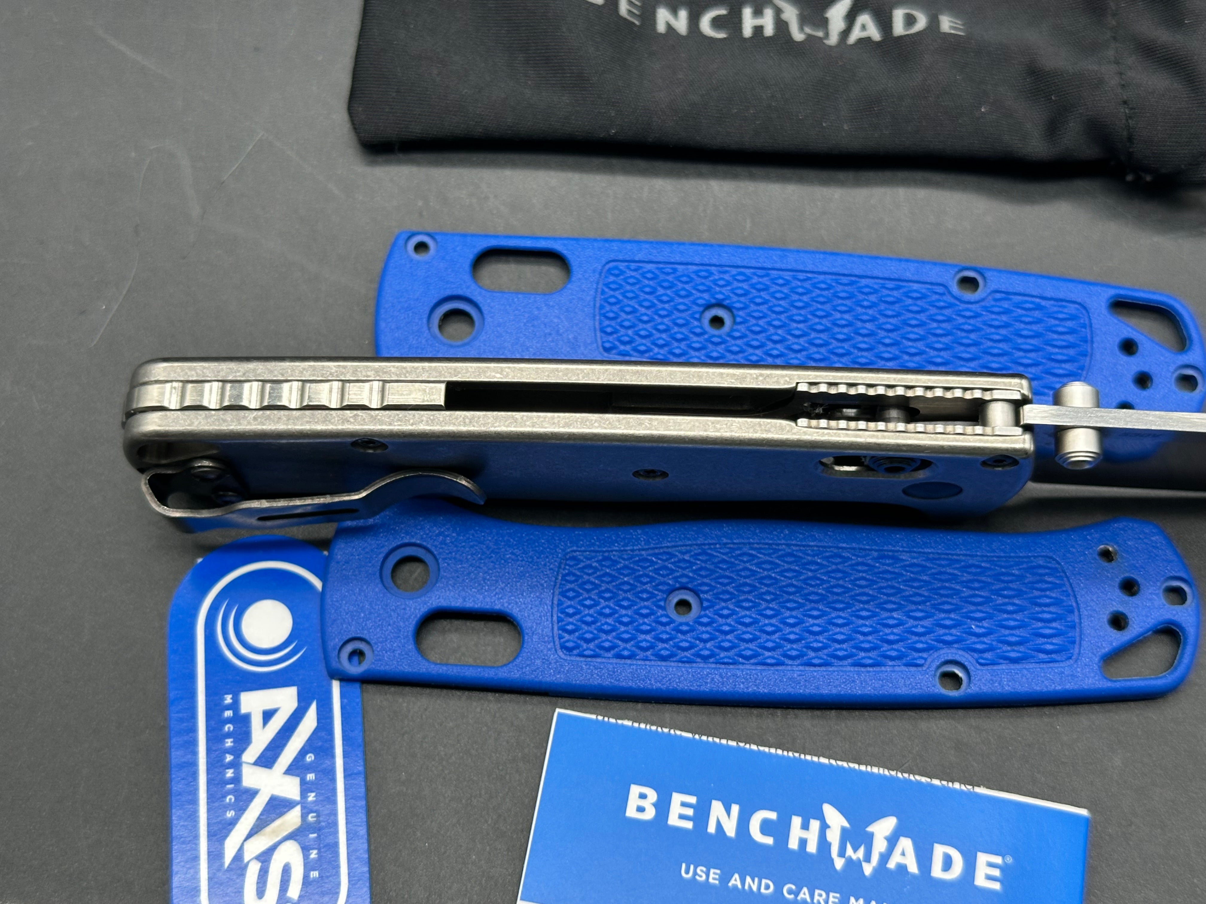 Benchmade Bugout titanium scales/ includes original scales