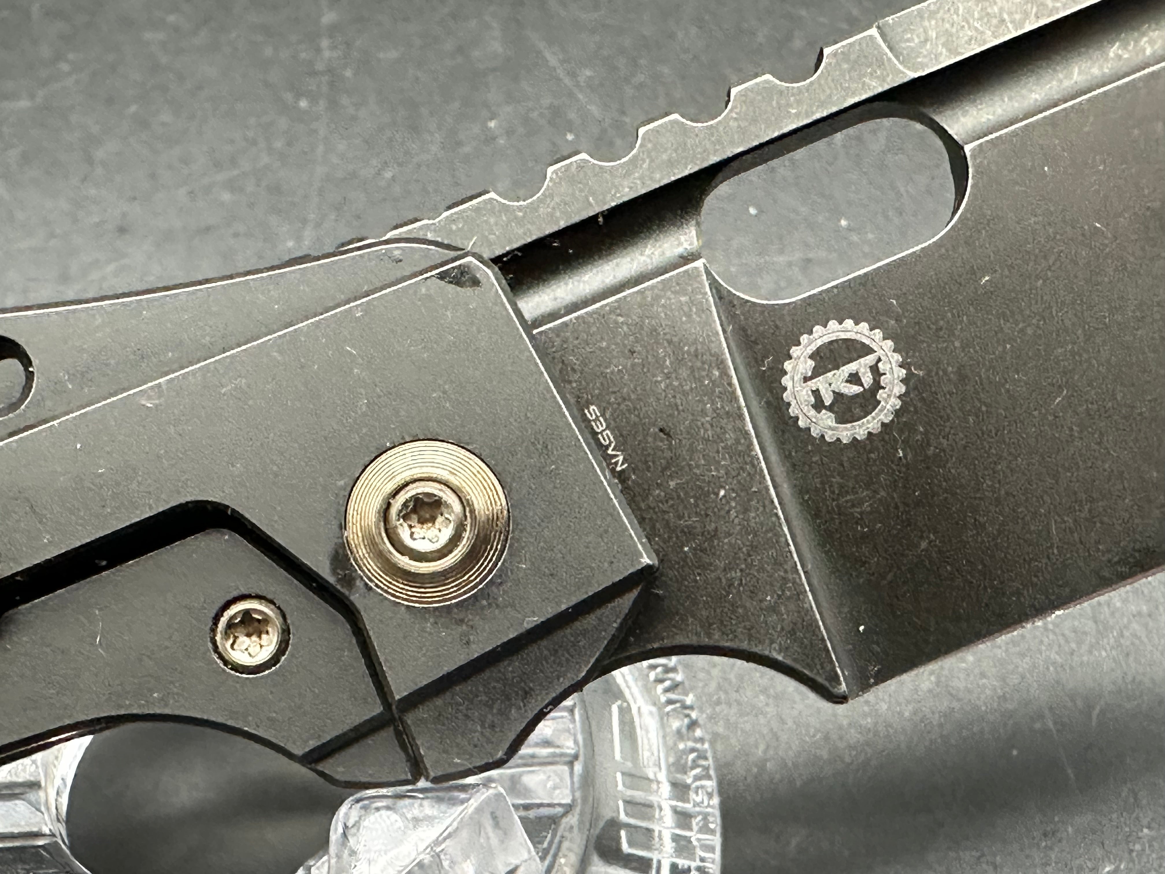 WE Knife Co. Roxi 3 Frame Lock Knife Black Titanium (3.1" Black S35VN)