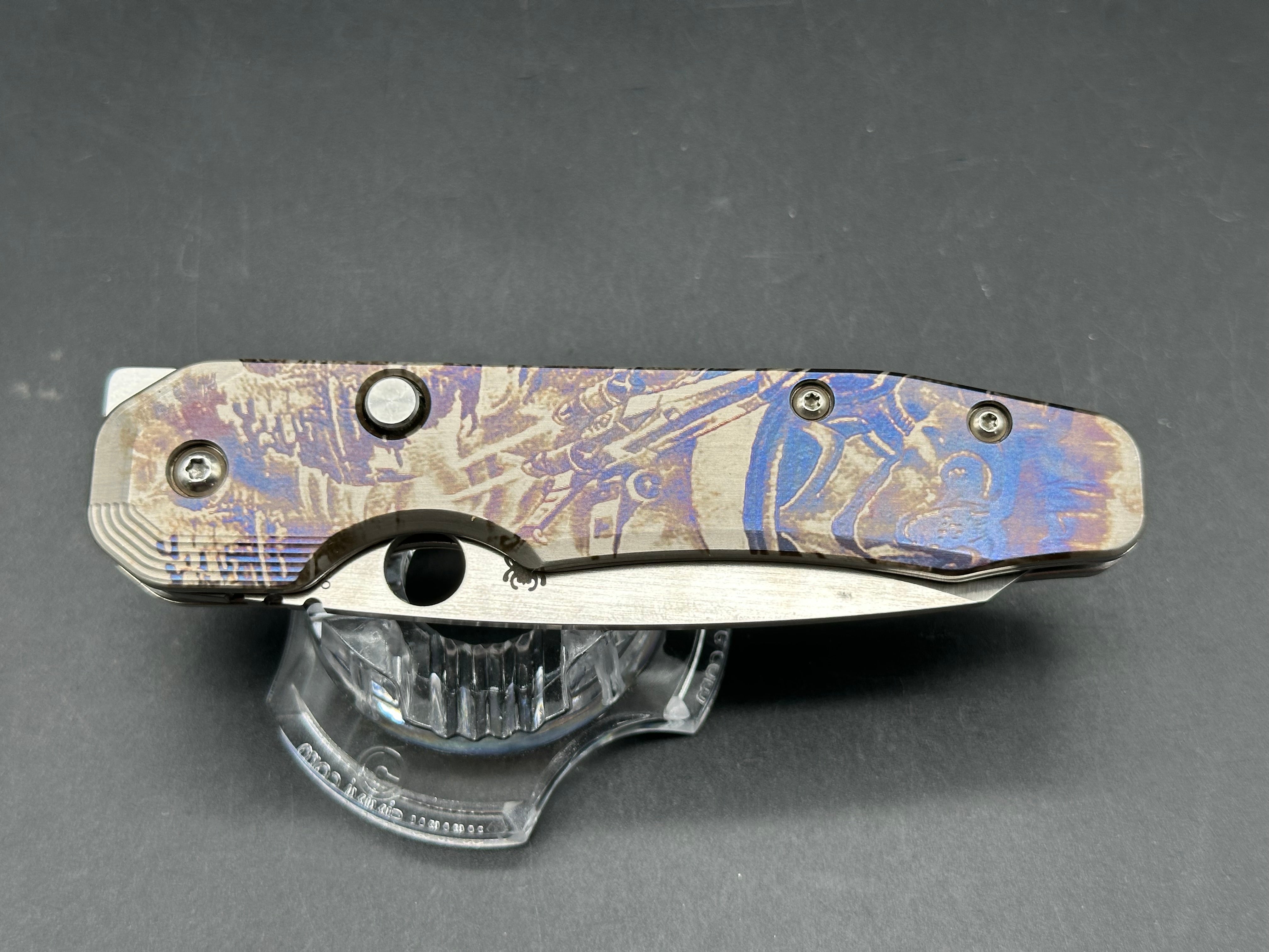 Spyderco Smock Metonboss Star Wars Titanium Scales