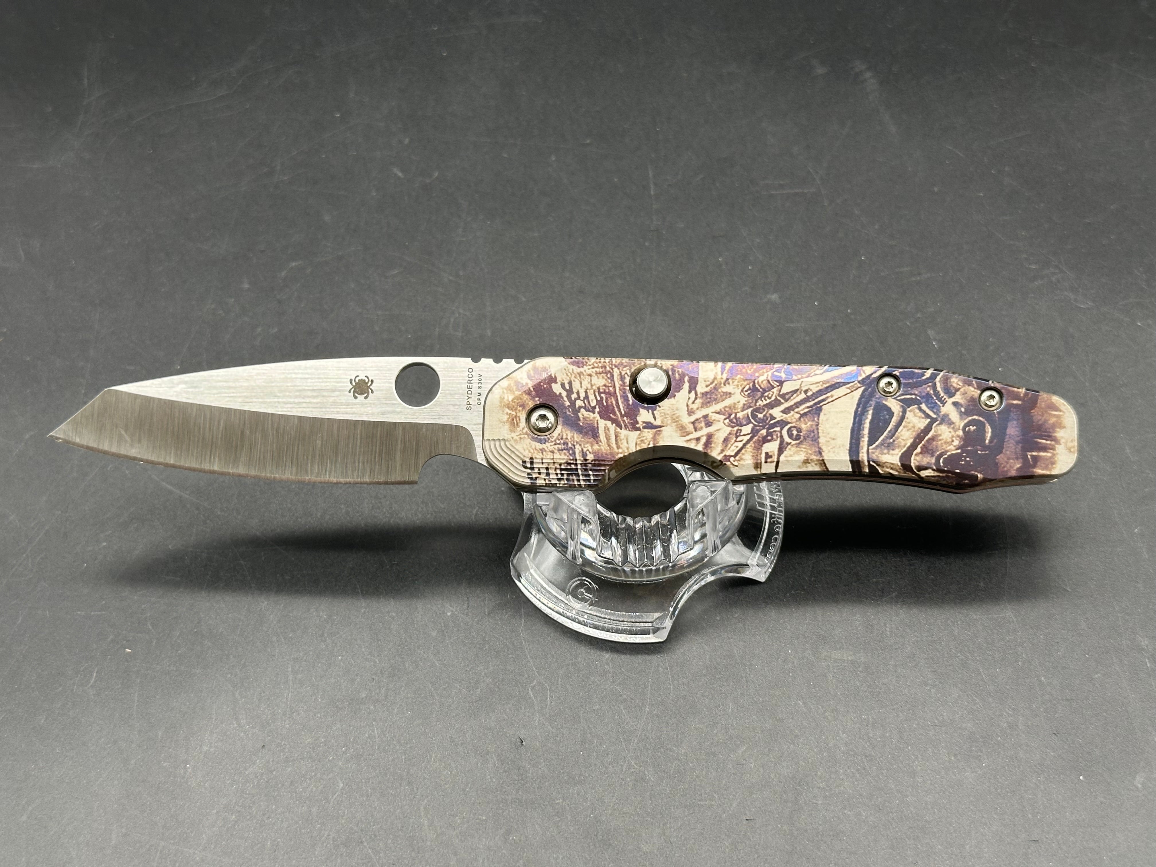 Spyderco Smock Metonboss Star Wars Titanium Scales