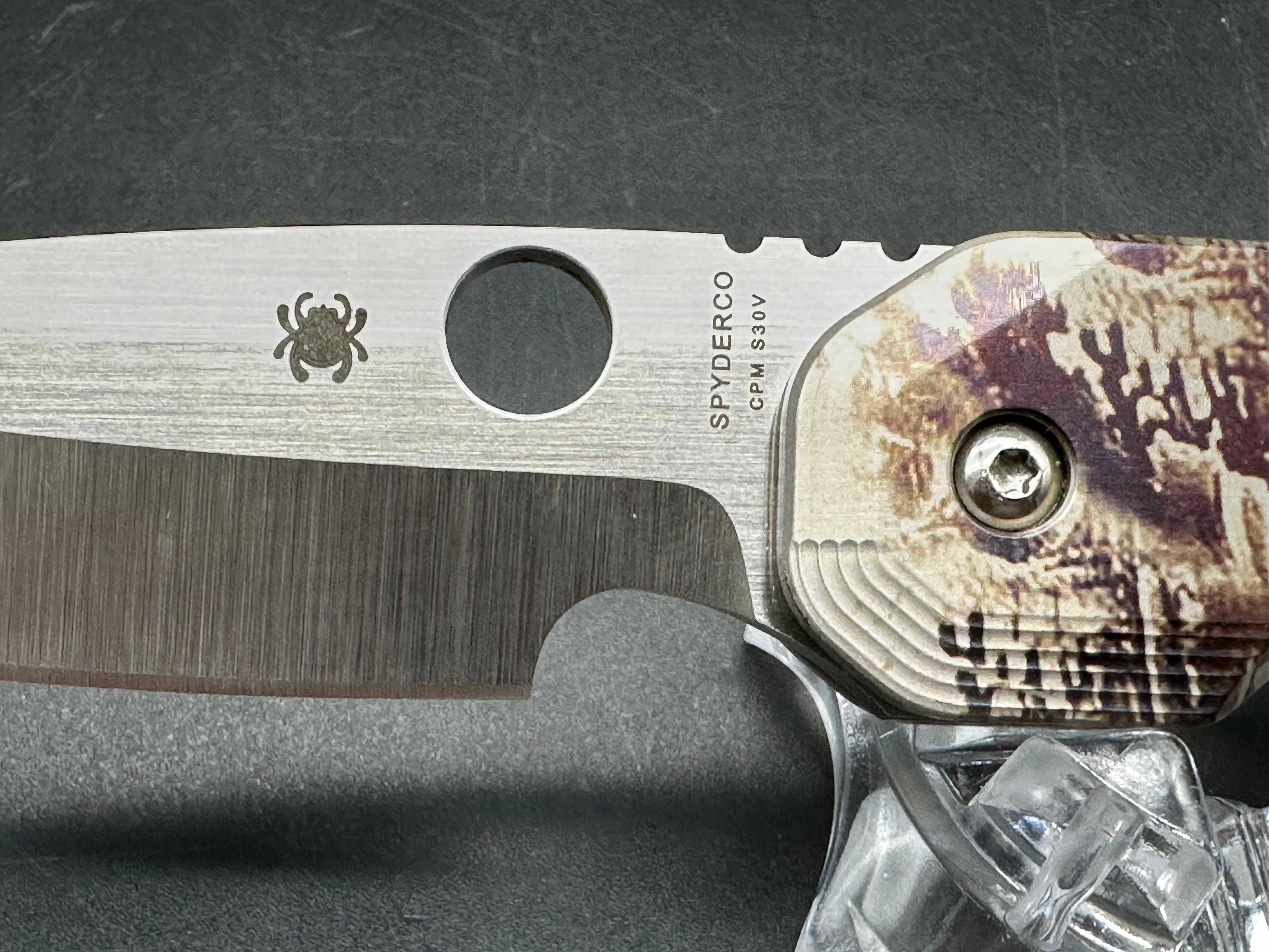 Spyderco Smock Metonboss Star Wars Titanium Scales