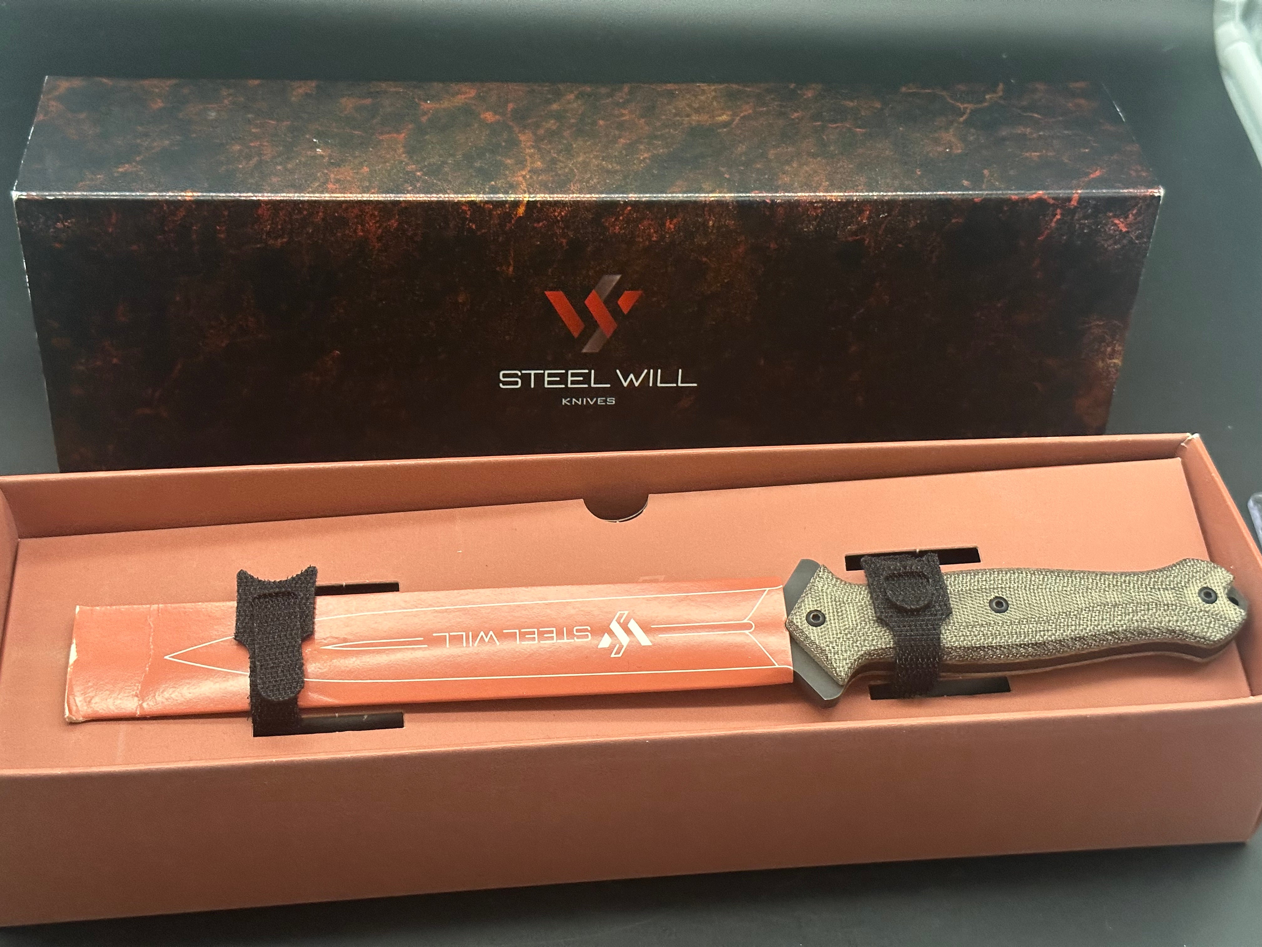 Steel Will Fervor Fixed Blade/Brown Micarta