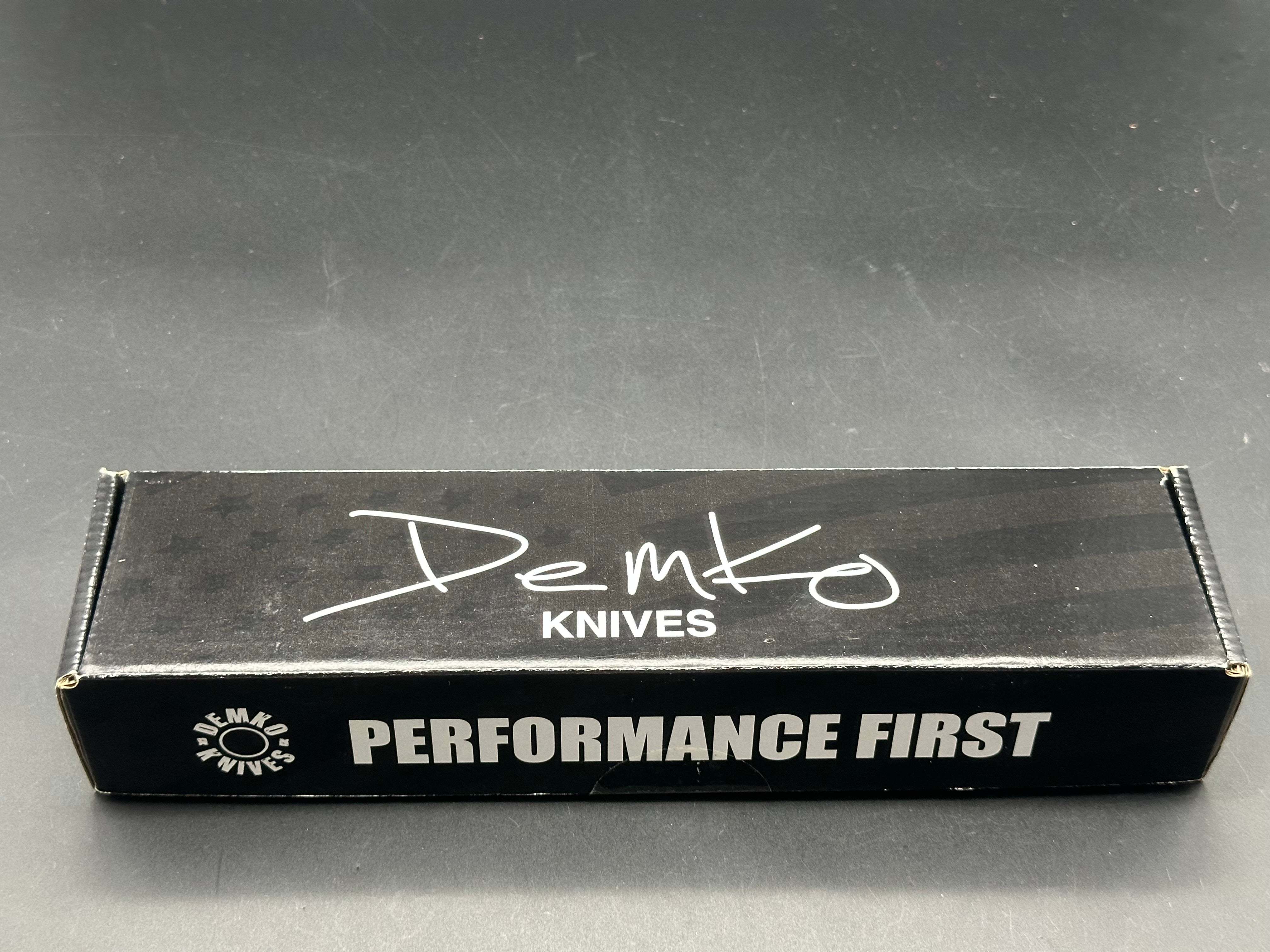 Demko Armiger 4 4.25" CPM-MagnaCut Black Rubber Handle
