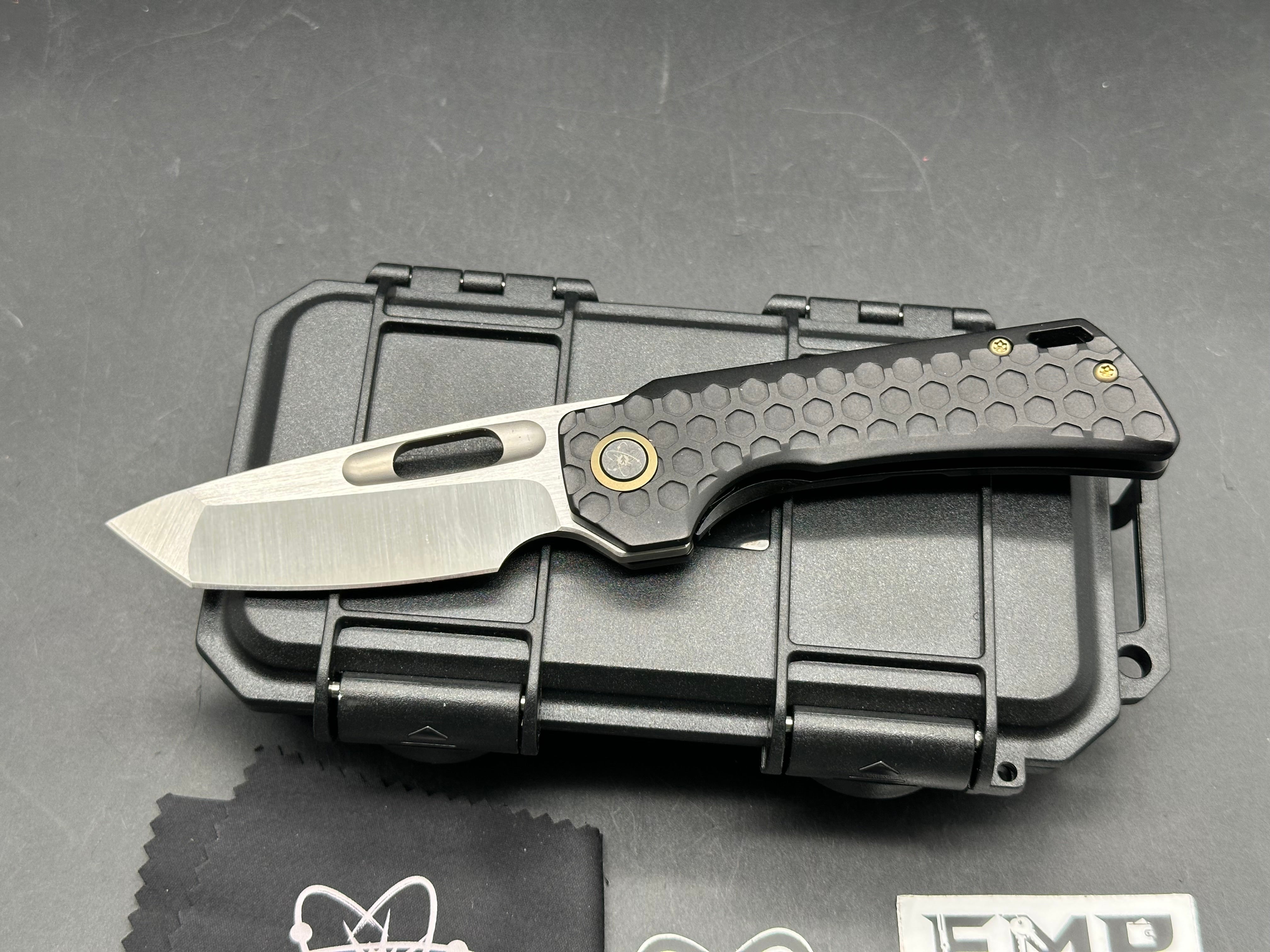 EMP EDC - Nymble X/Black Milled Ti Handle + Bronze Hardware & Satin M390