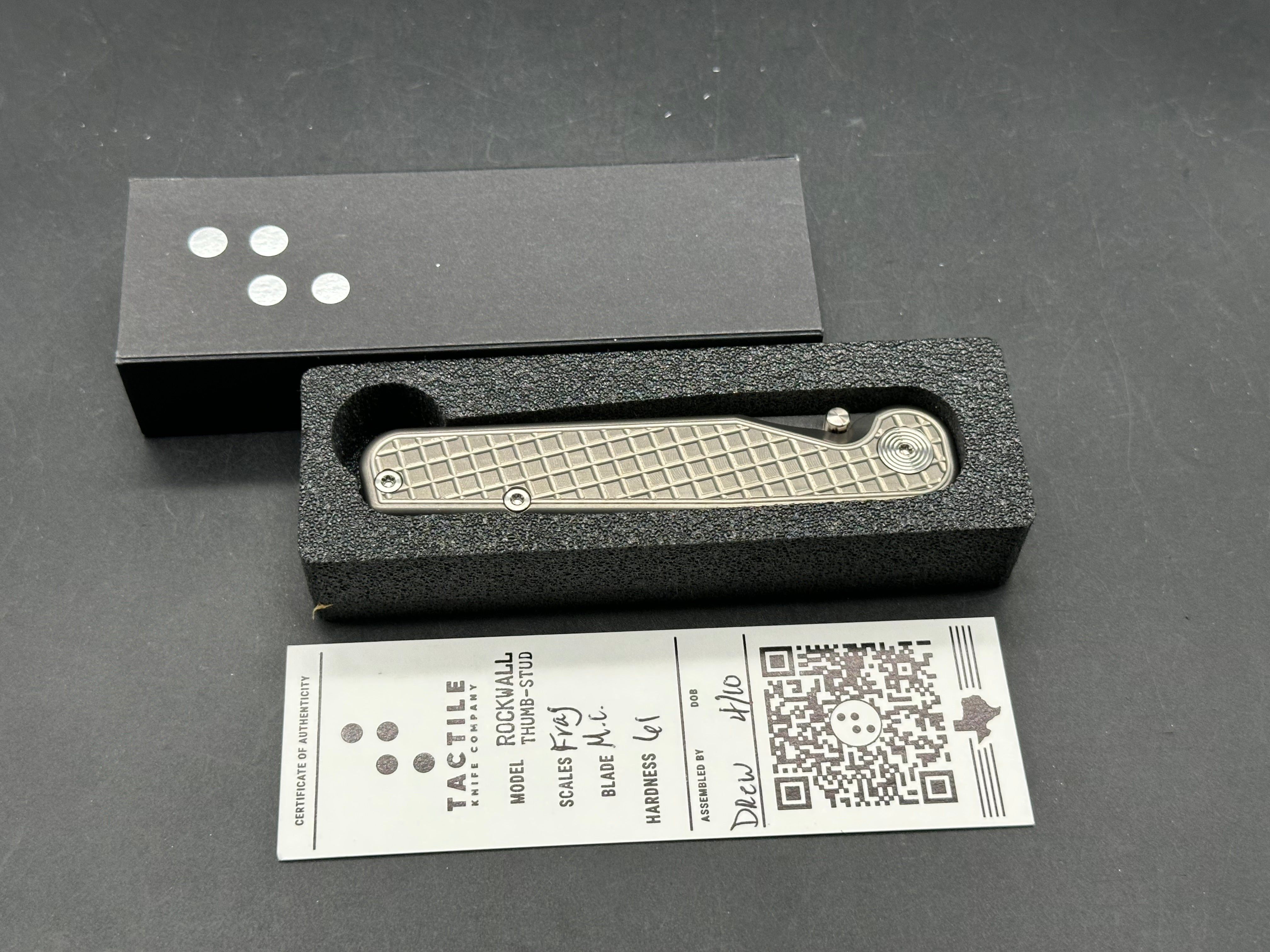 Tactile Rockwall Folder - Darkwash Monkey Edge FRAG Pattern