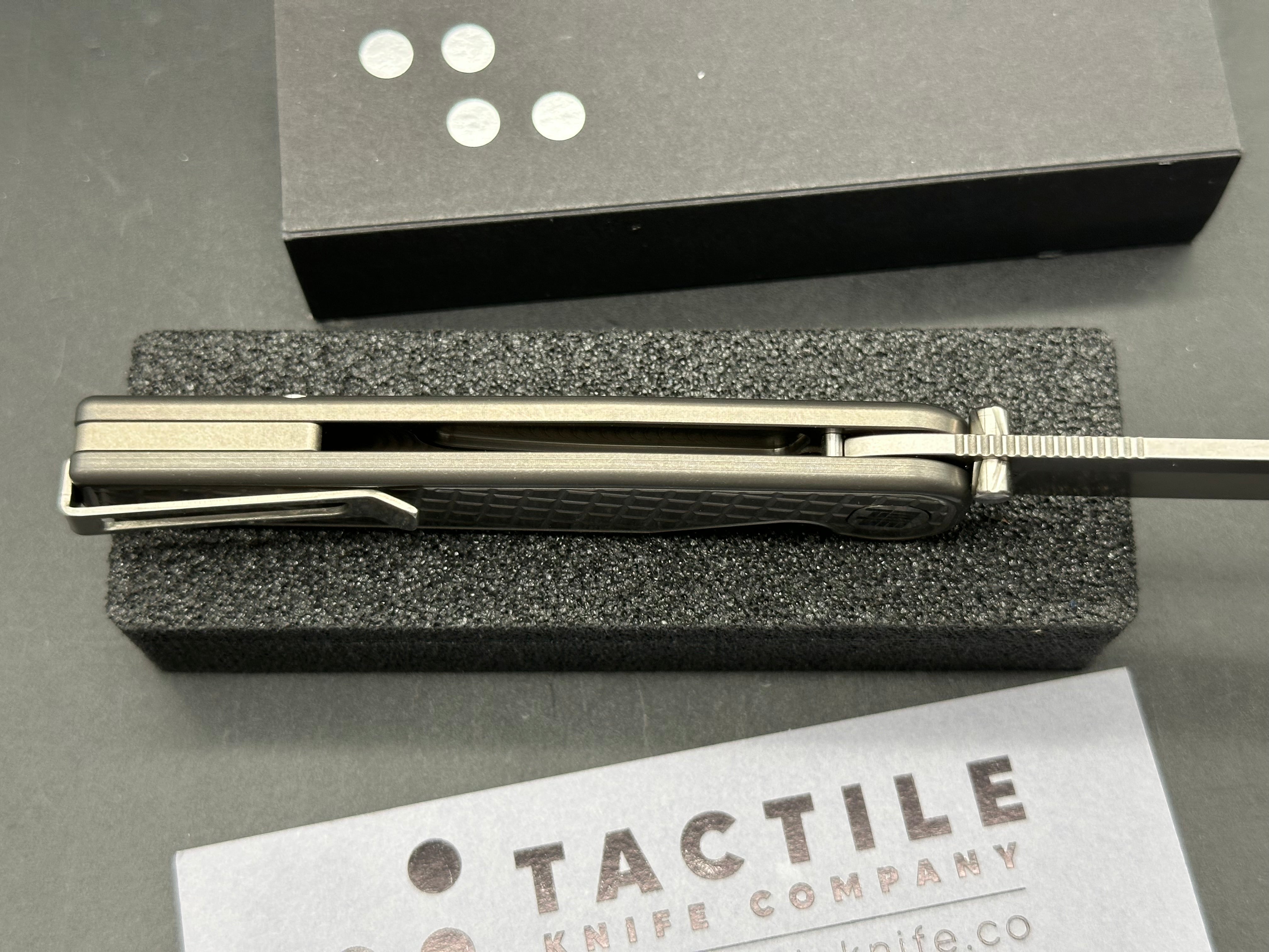 Tactile Rockwall Folder - Darkwash Monkey Edge FRAG Pattern