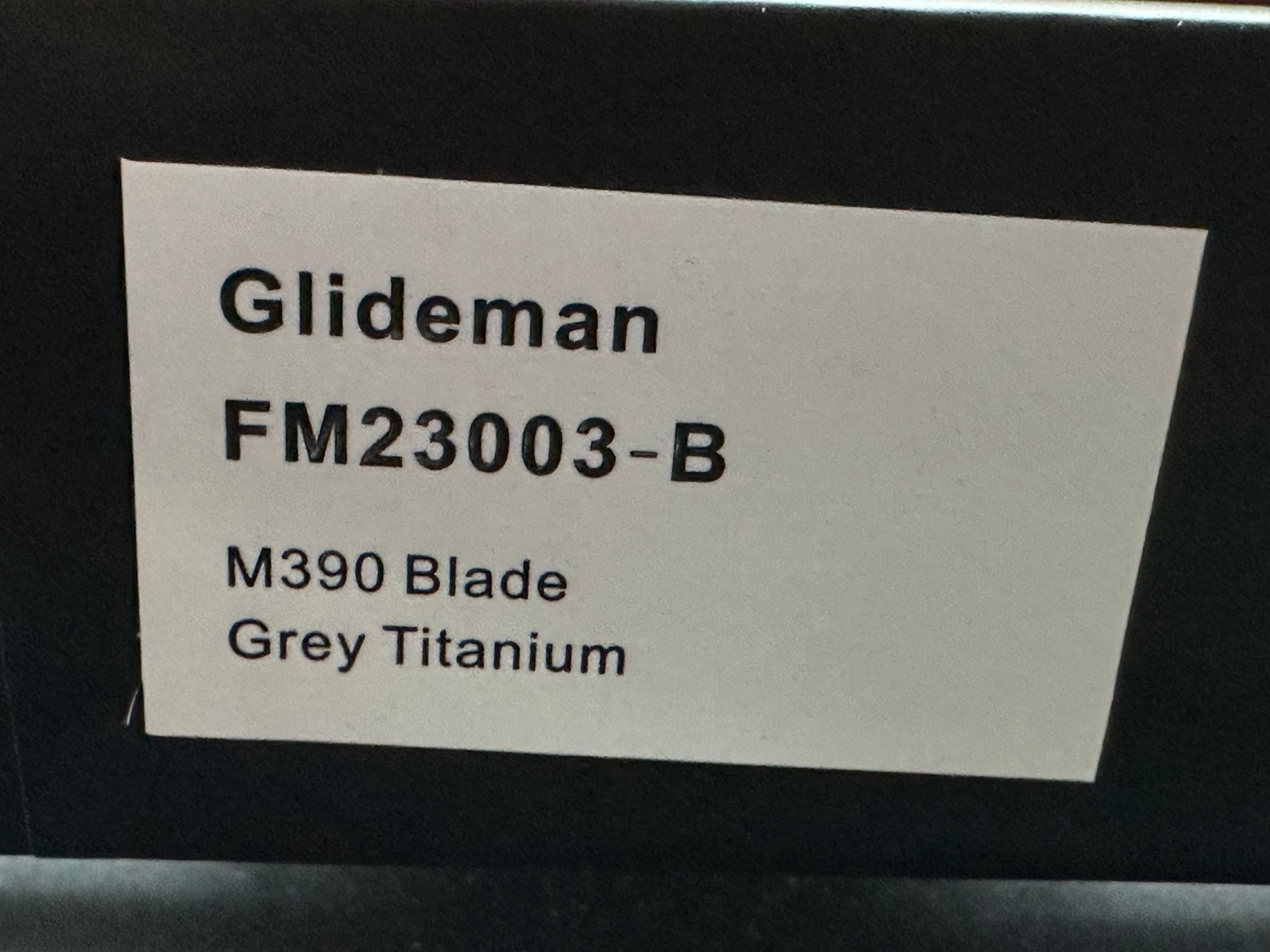 Ferramonster Glideman titanium handle w/M390 blade