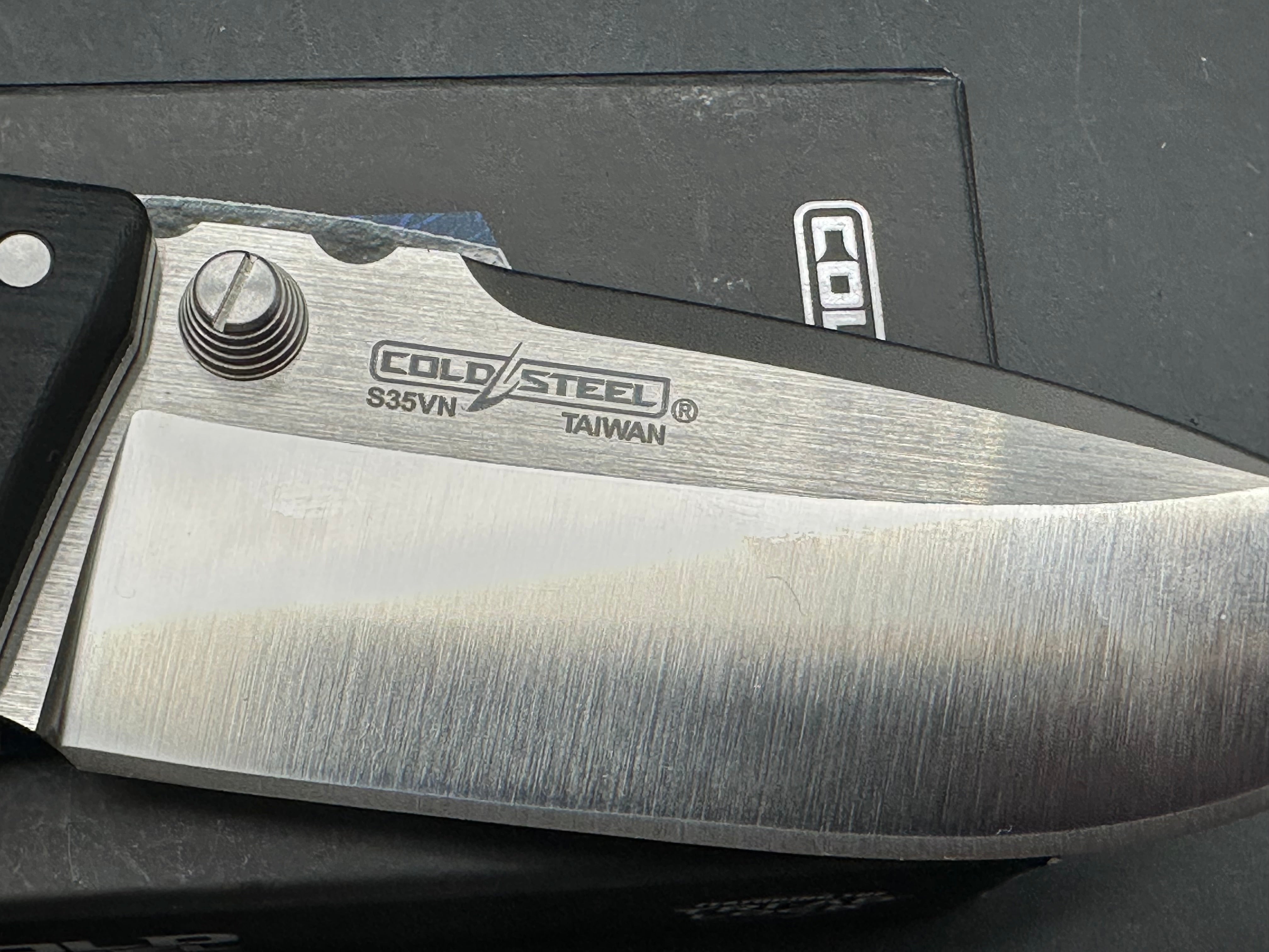 Cold Steel AD-10 Folding Knife 3.5" Drop Point S35VN Stainless Steel Blade G-10 Handle Black