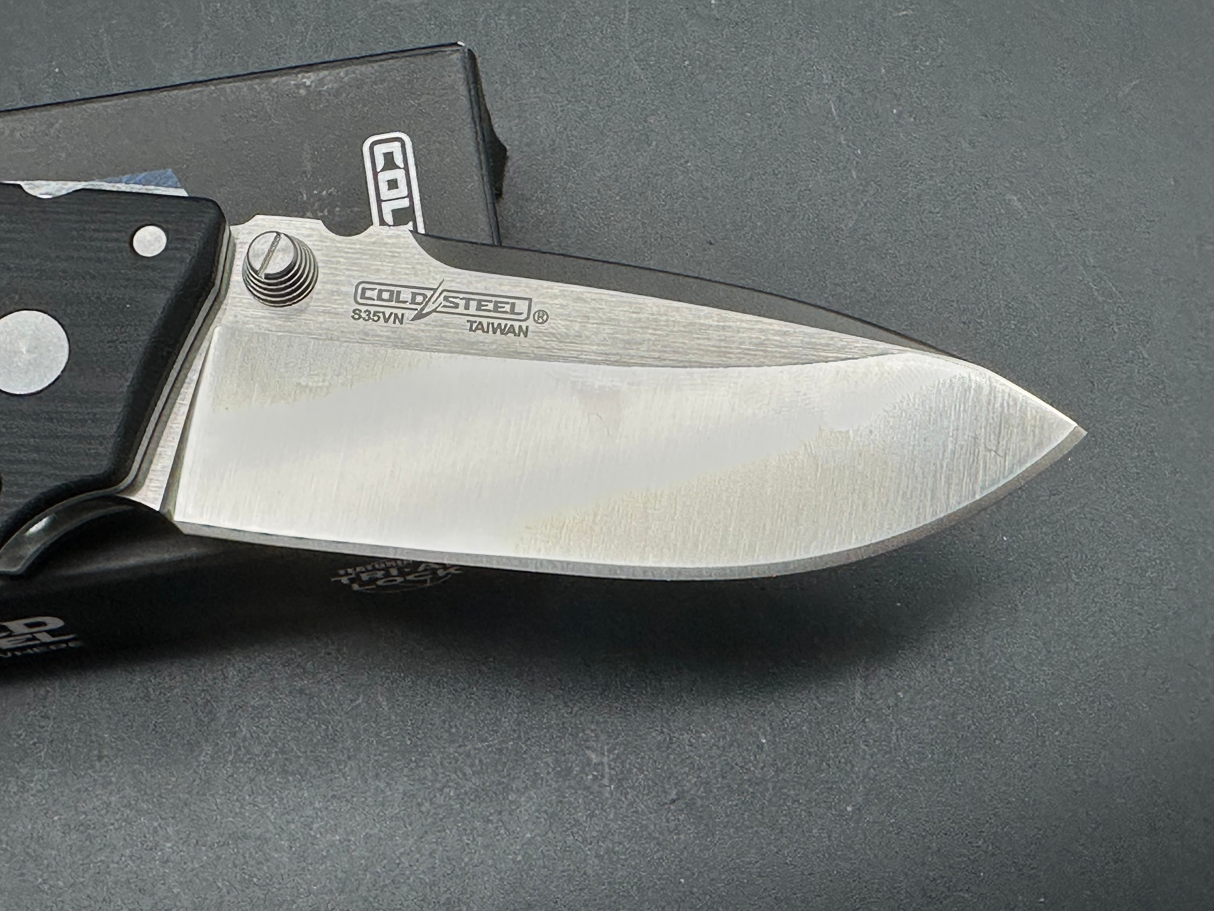 Cold Steel AD-10 Folding Knife 3.5" Drop Point S35VN Stainless Steel Blade G-10 Handle Black