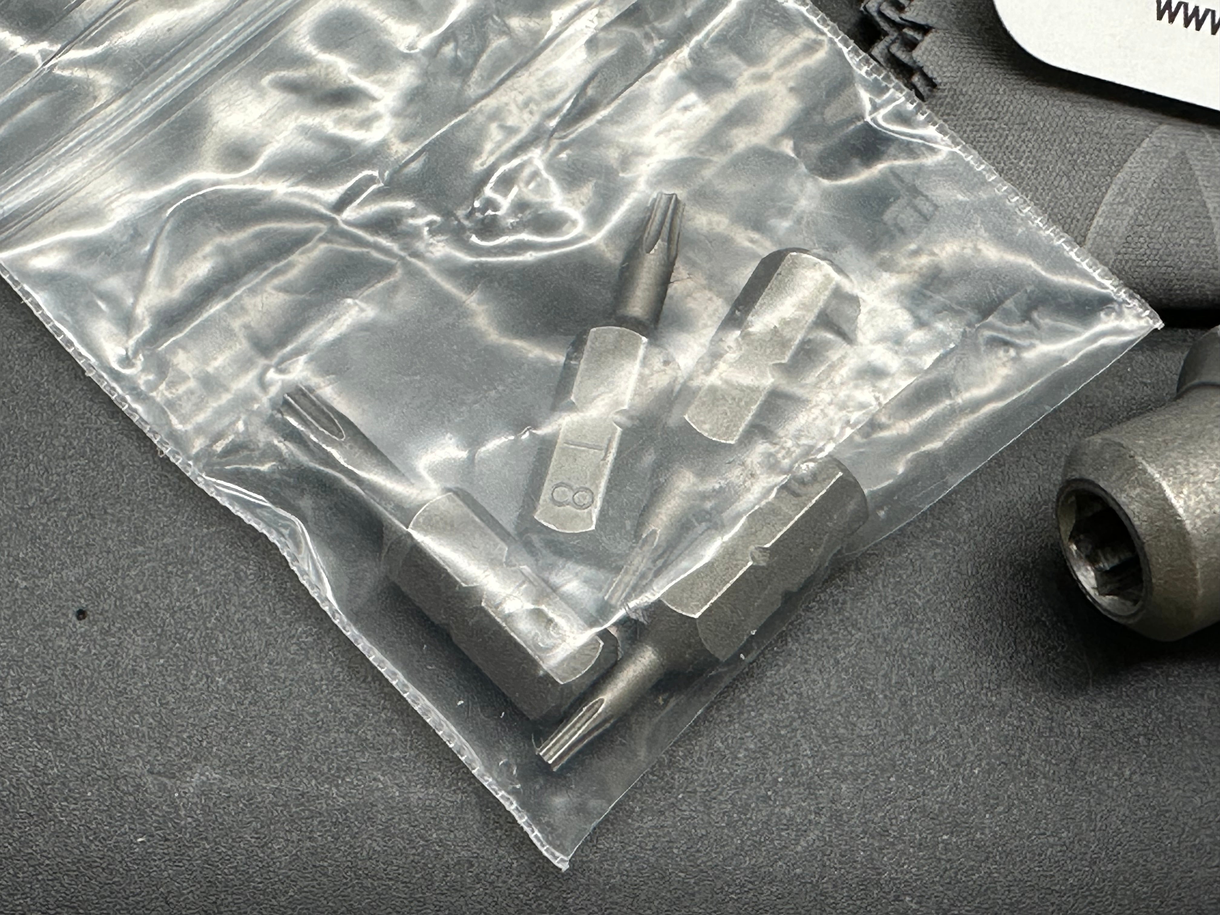 Griffin Co MK2 3.75" Blasted and Tumbled Titanium Bit Driver Tool