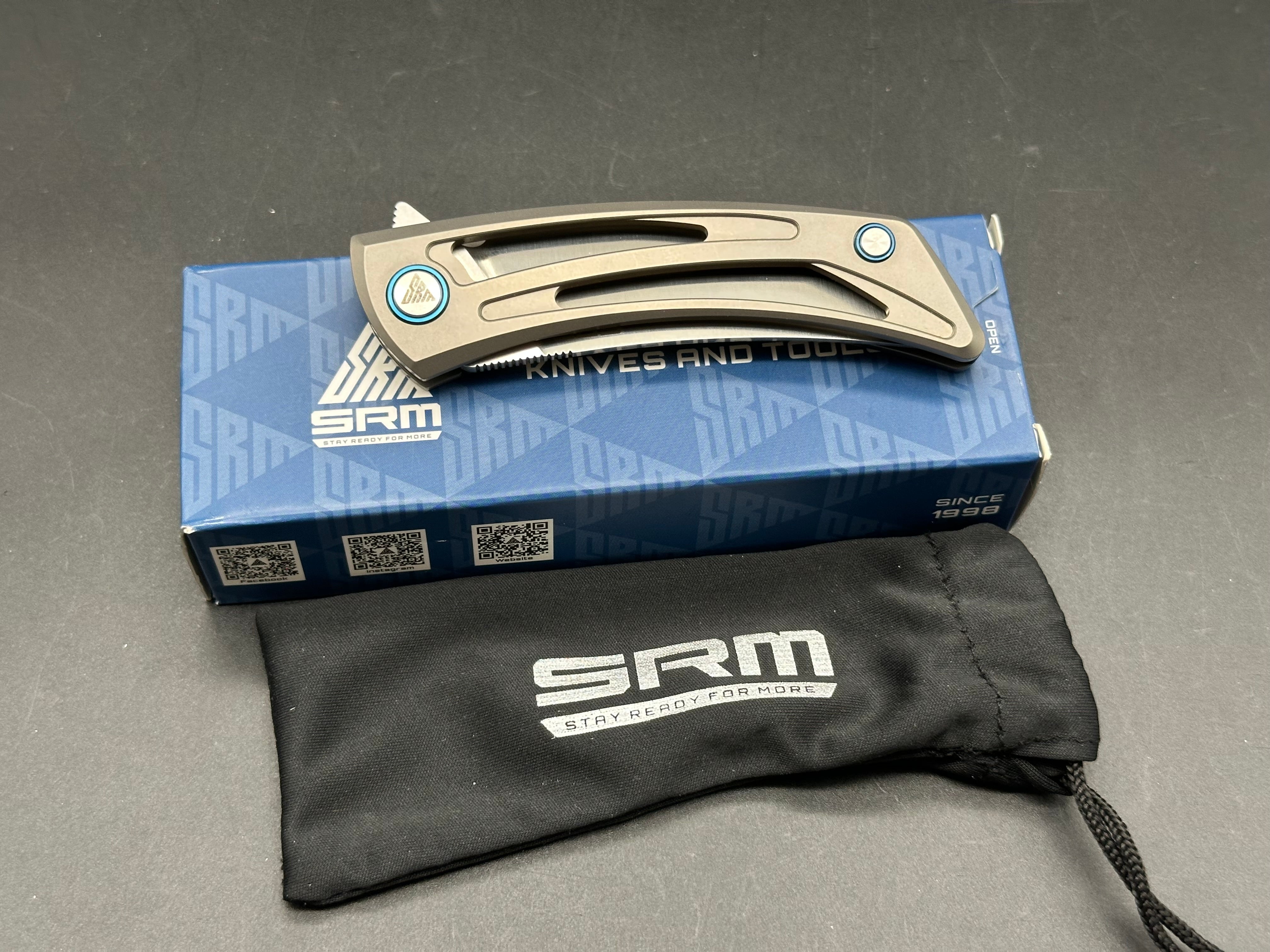 SRM Unicorn titanium w/154CM