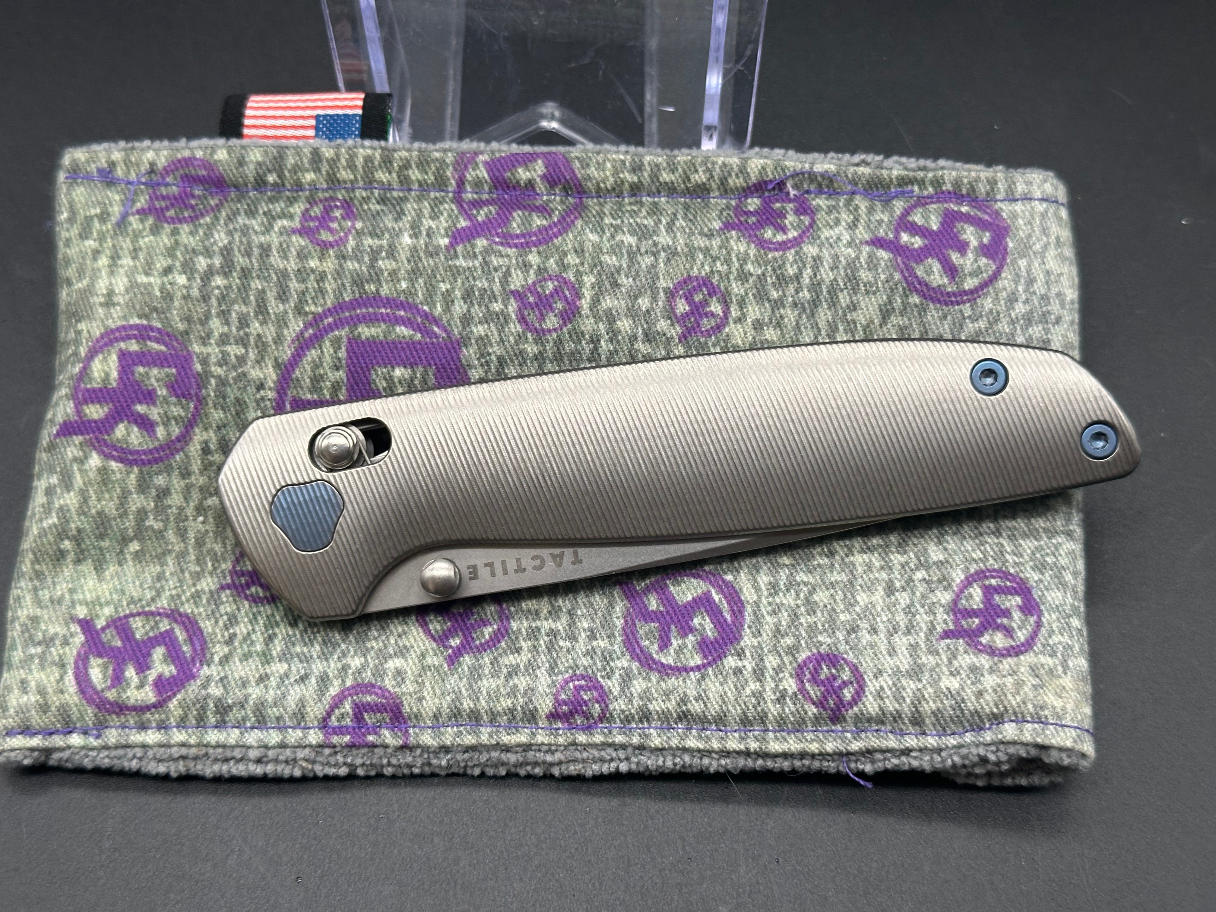 Tactile Turn Knives Maverick titanium handle w/Magnacut blade