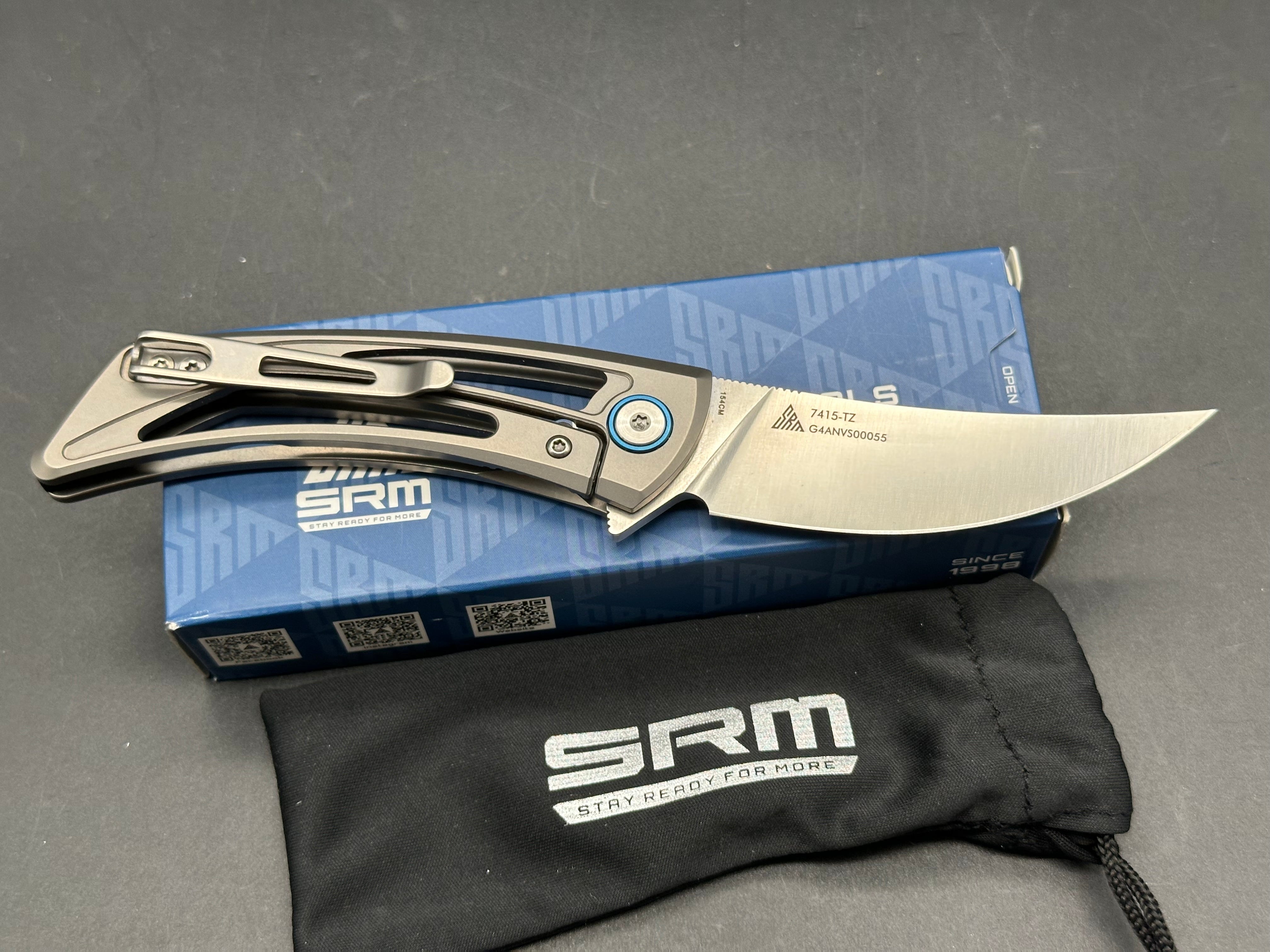 SRM Unicorn titanium w/154CM