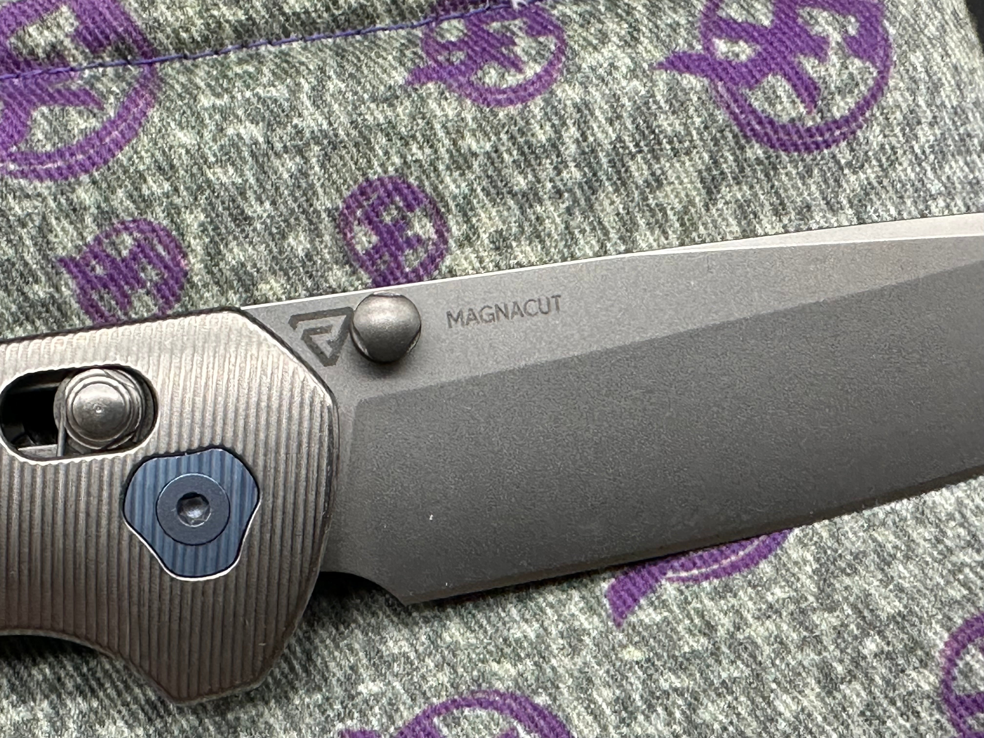 Tactile Turn Knives Maverick titanium handle w/Magnacut blade