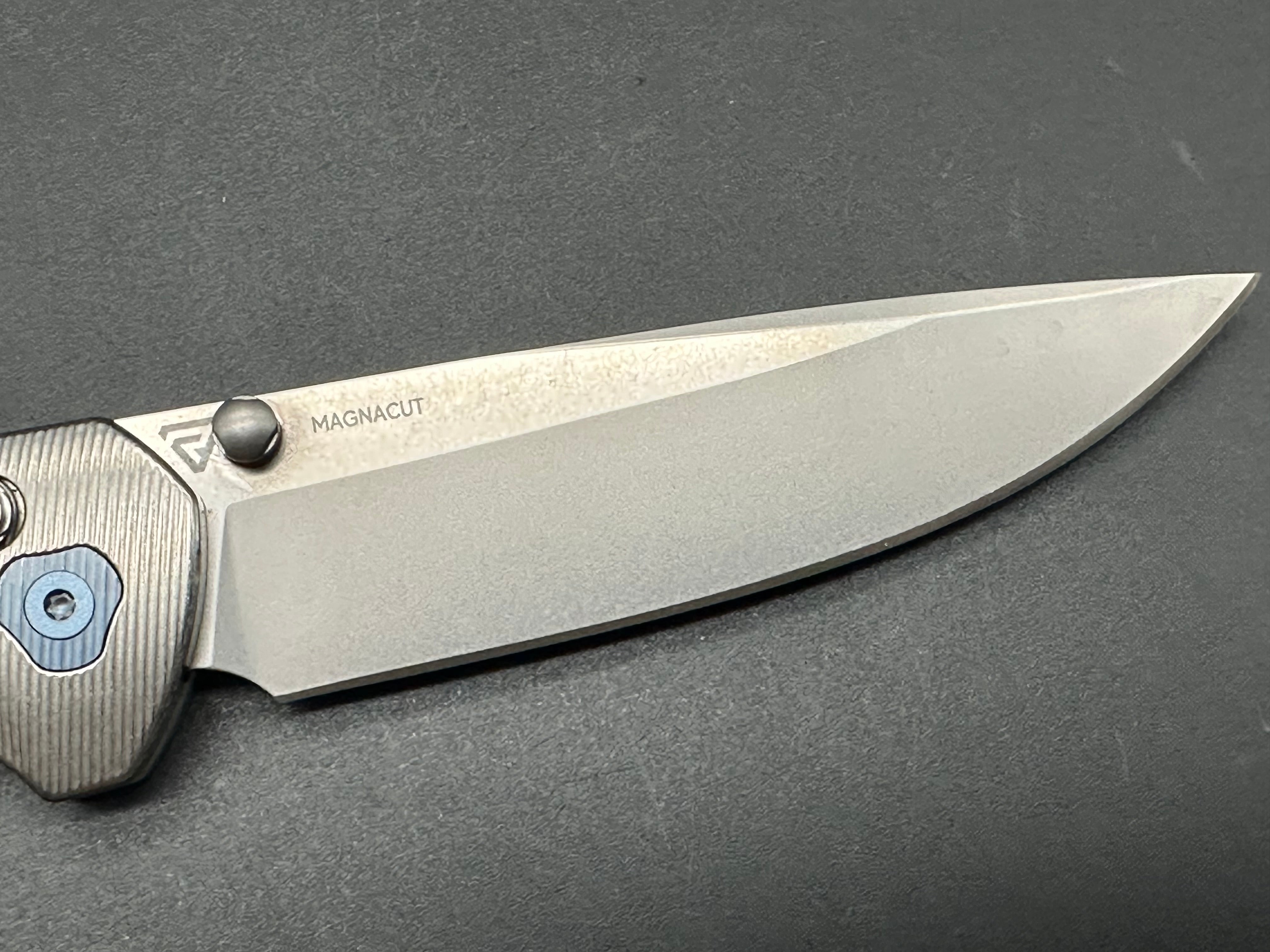 Tactile Turn Knives Maverick titanium handle w/Magnacut blade