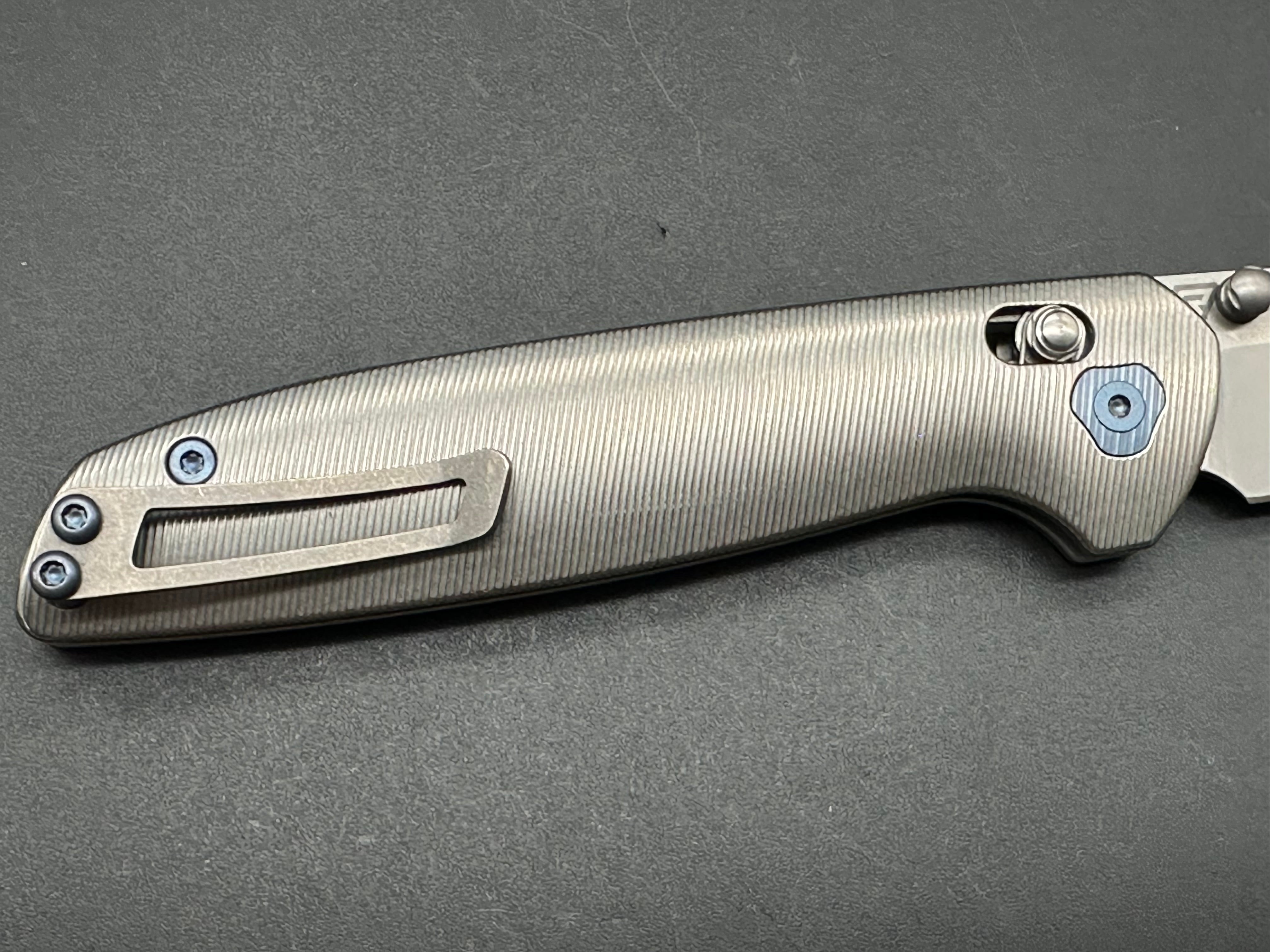 Tactile Turn Knives Maverick titanium handle w/Magnacut blade