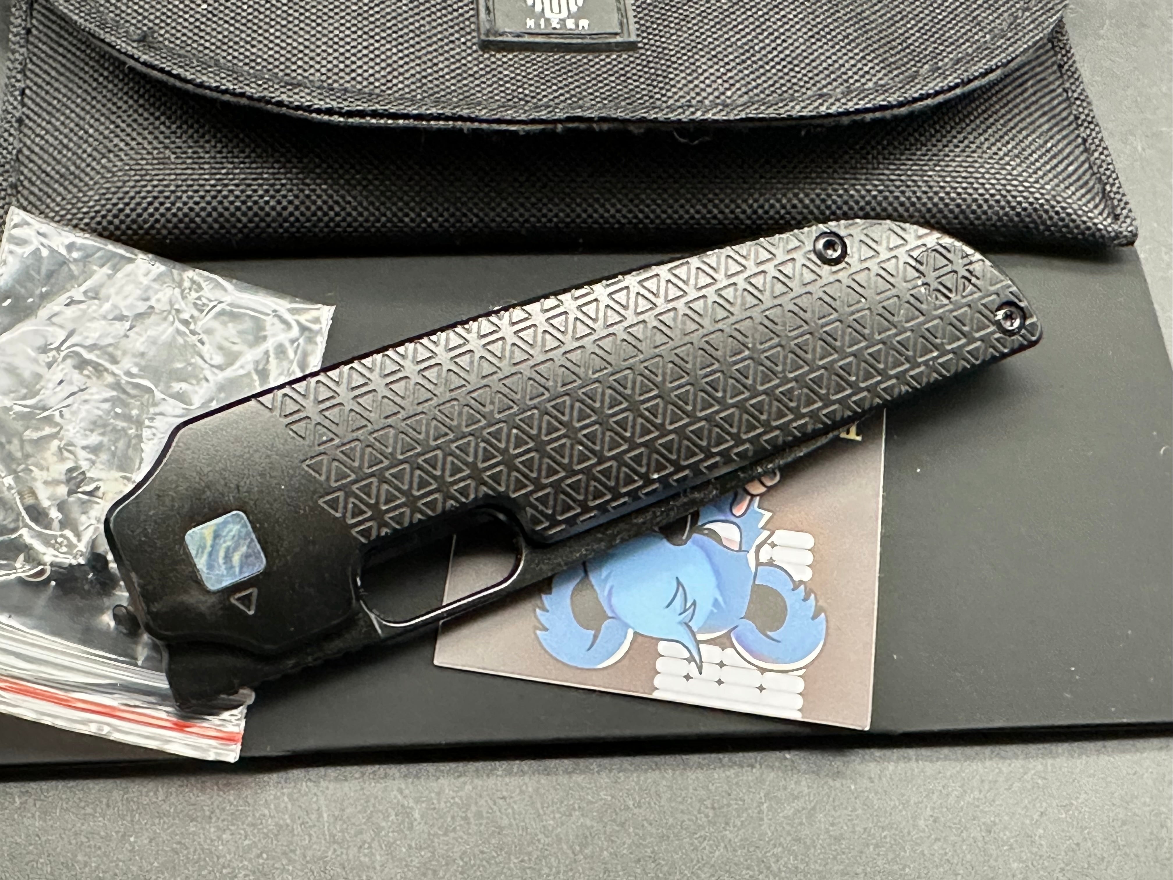 KIZER VARATAS 3.25" BLK Titanium