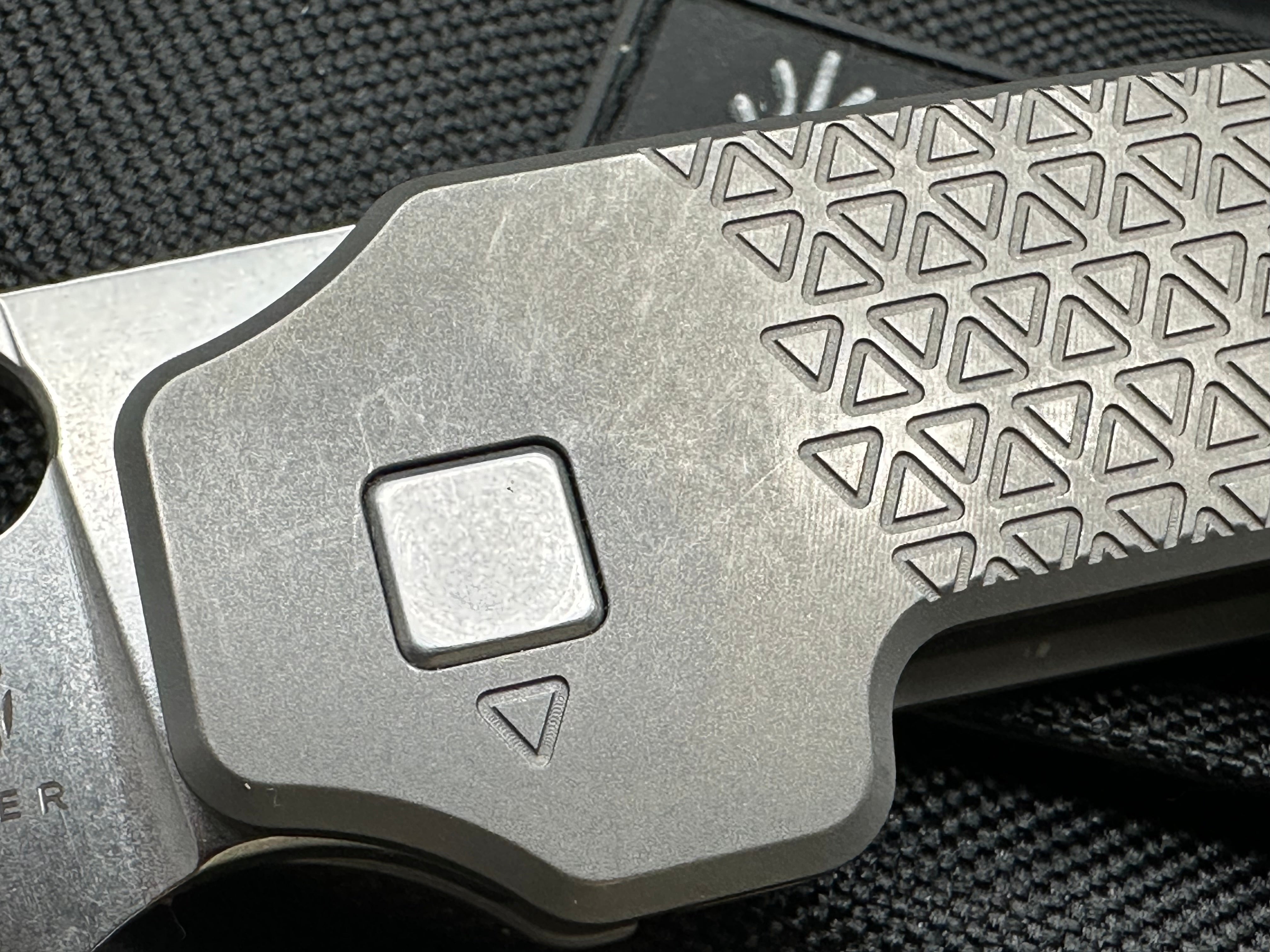 Kizer Varatas Titanium Frame Lock Knife (3.2" Stonewash)