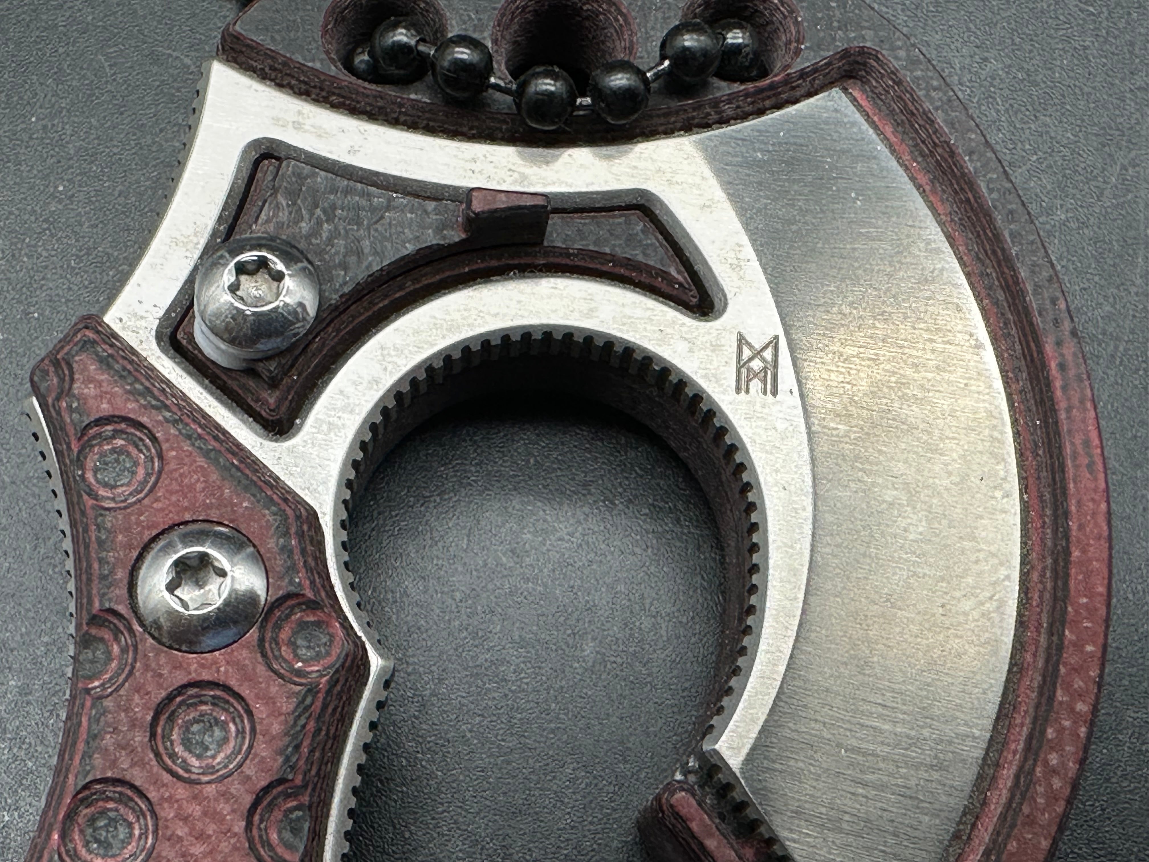 Midgards Messer Nori Nano V2 (Red G10)