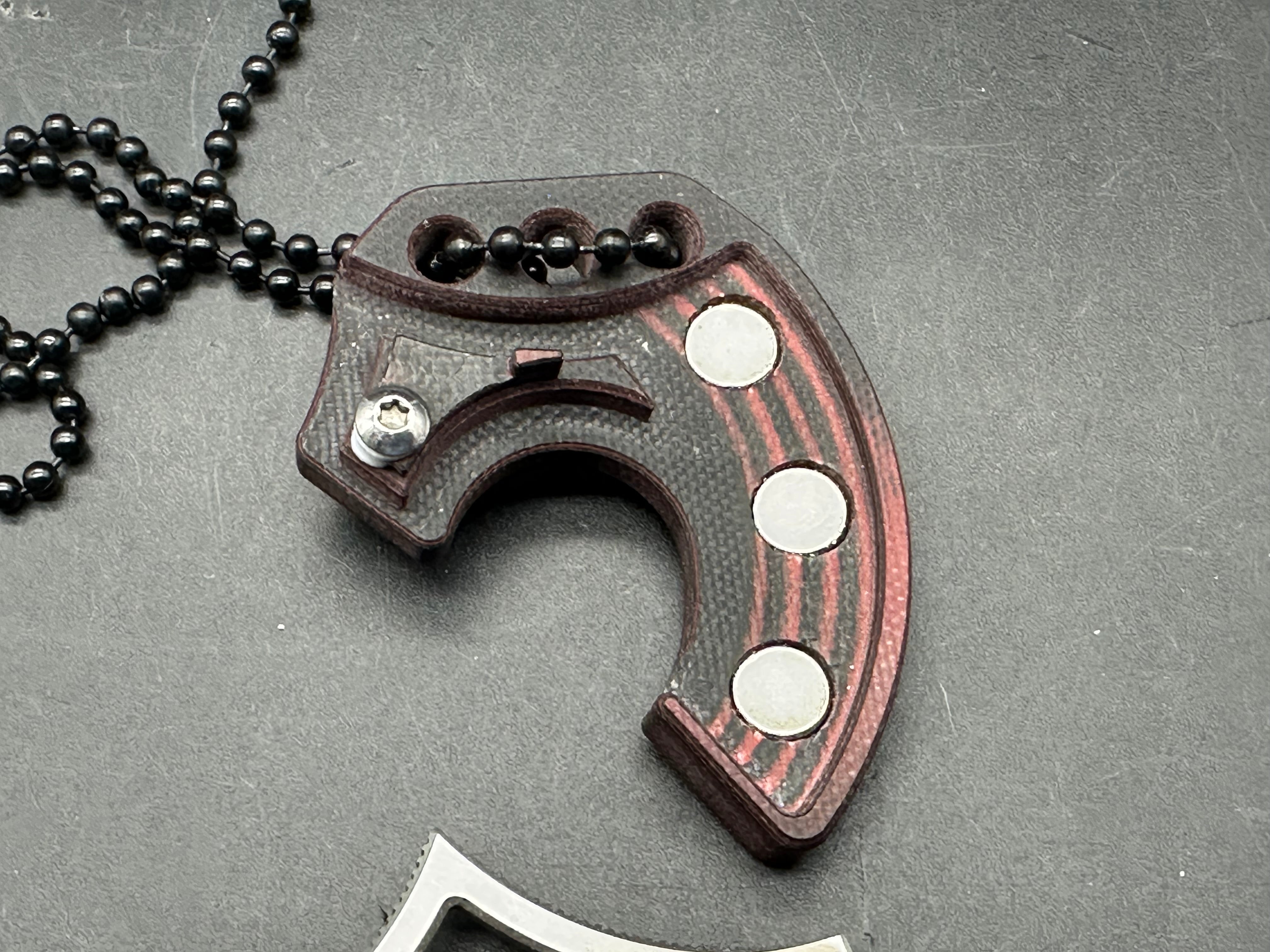 Midgards Messer Nori Nano V2 (Red G10)