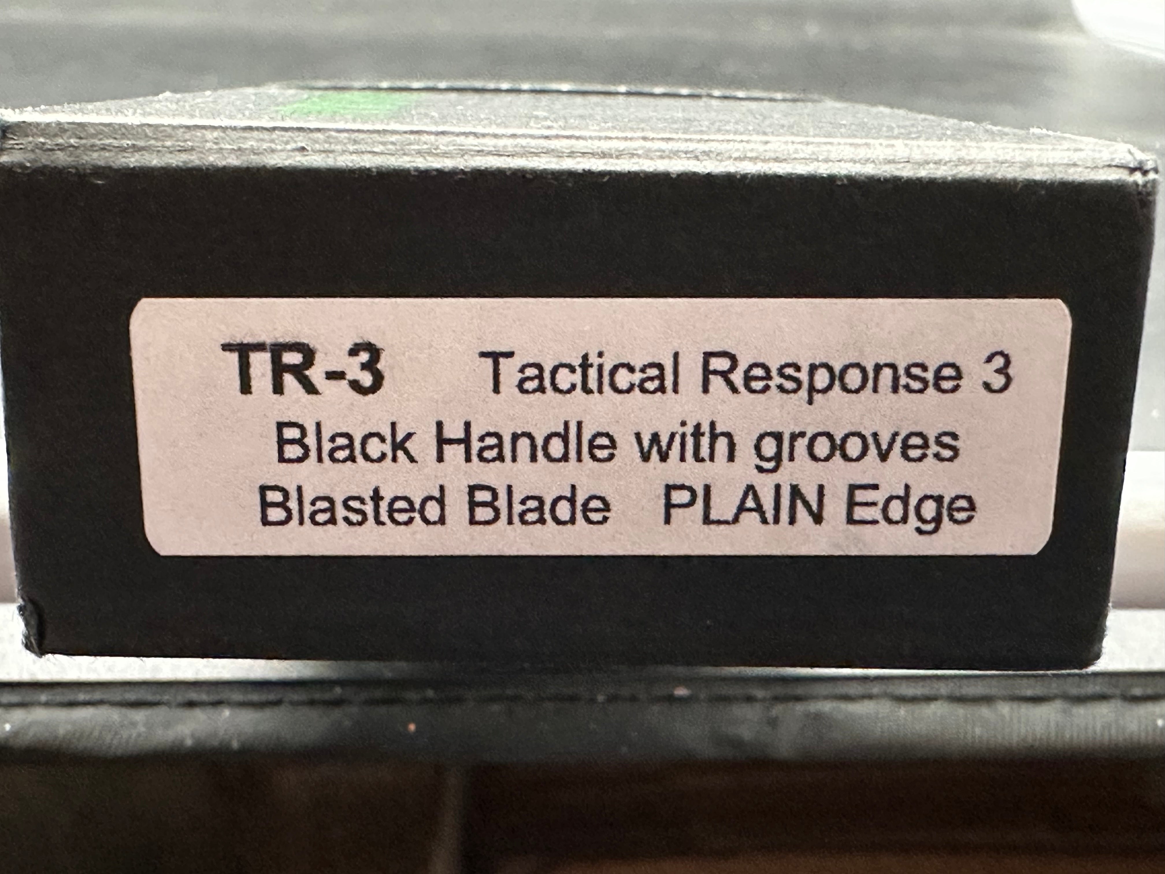 Pro-Tech TR-3 SWAT Tactical Response Automatic Knife Black Aluminum (3.5" Black)