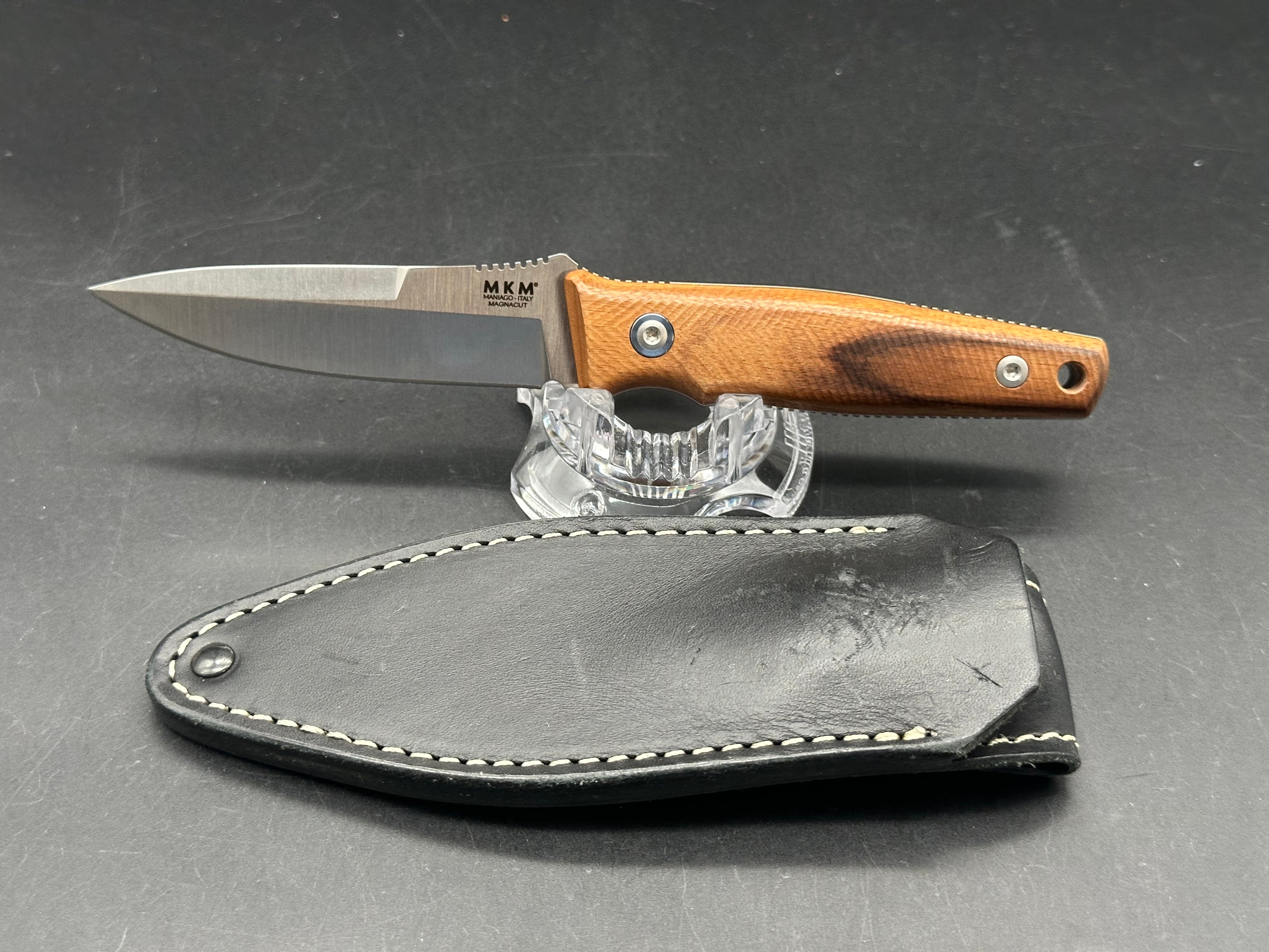 MKM Terzuola TPF Defense MagnaCut Fixed Blade Knife Santos Wood (3.8" SW)