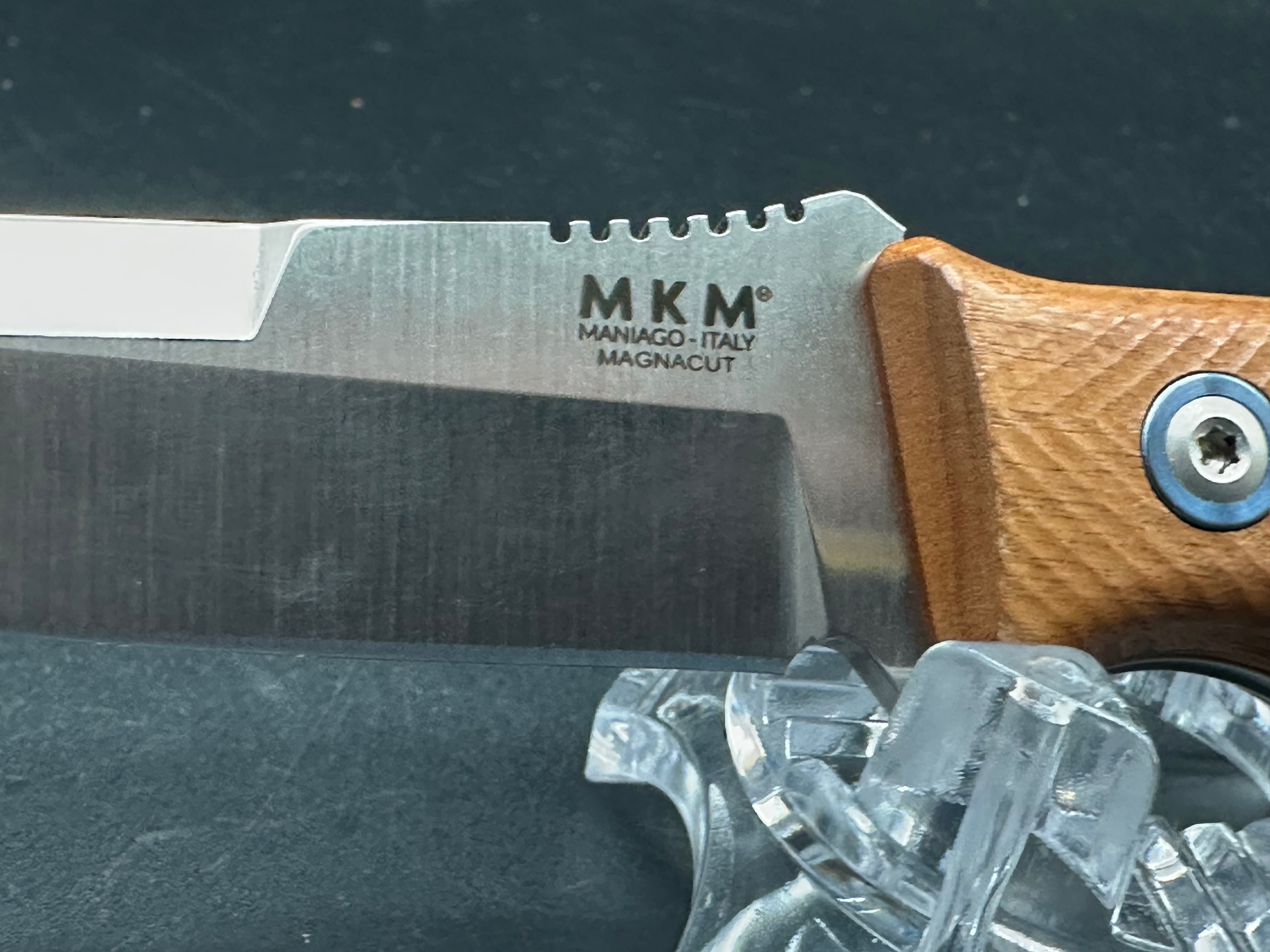 MKM Terzuola TPF Defense MagnaCut Fixed Blade Knife Santos Wood (3.8" SW)
