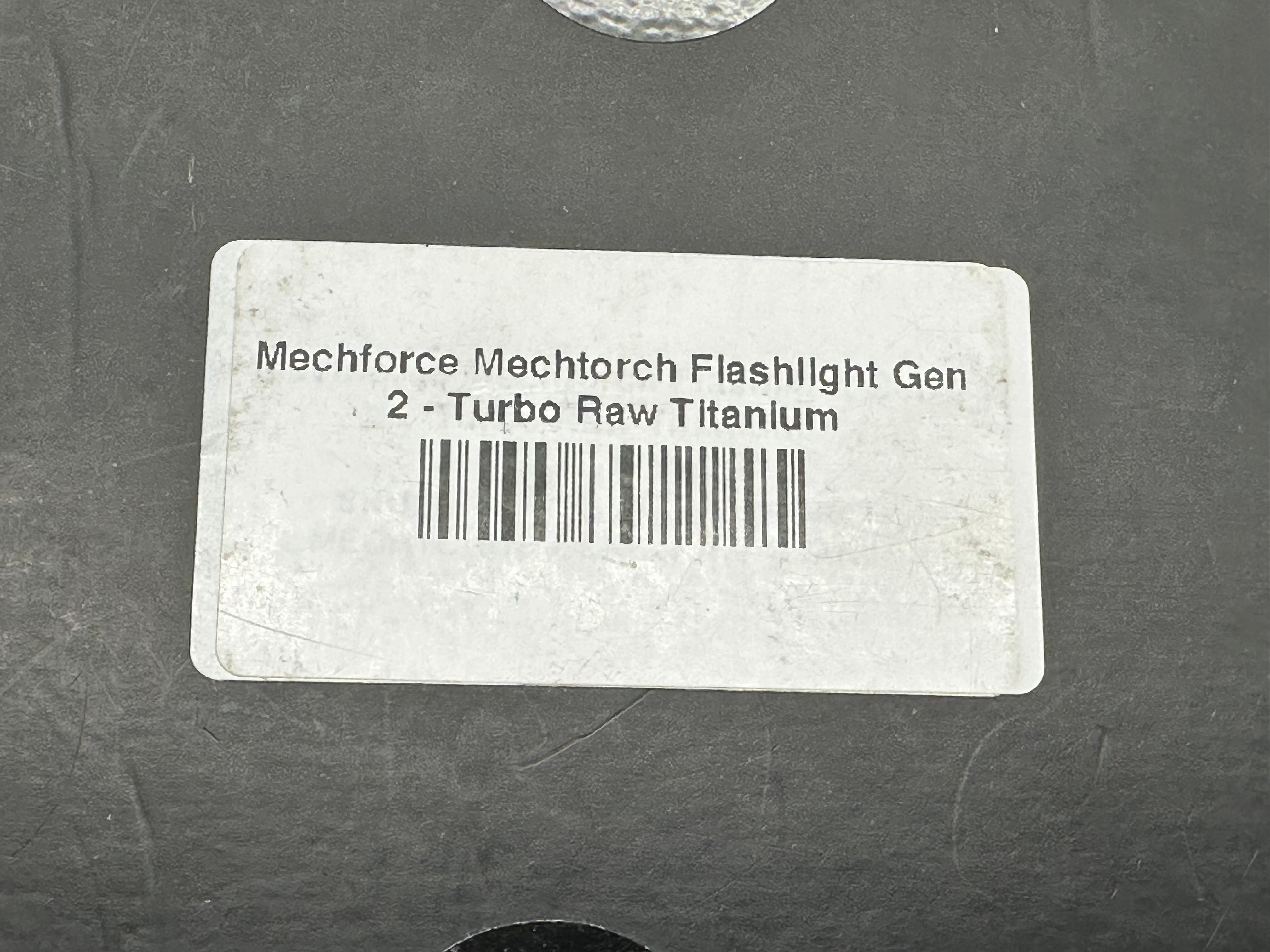 Mechforce Mechtorch Gen 2 Turbo Raw Titanium  H17F Driver