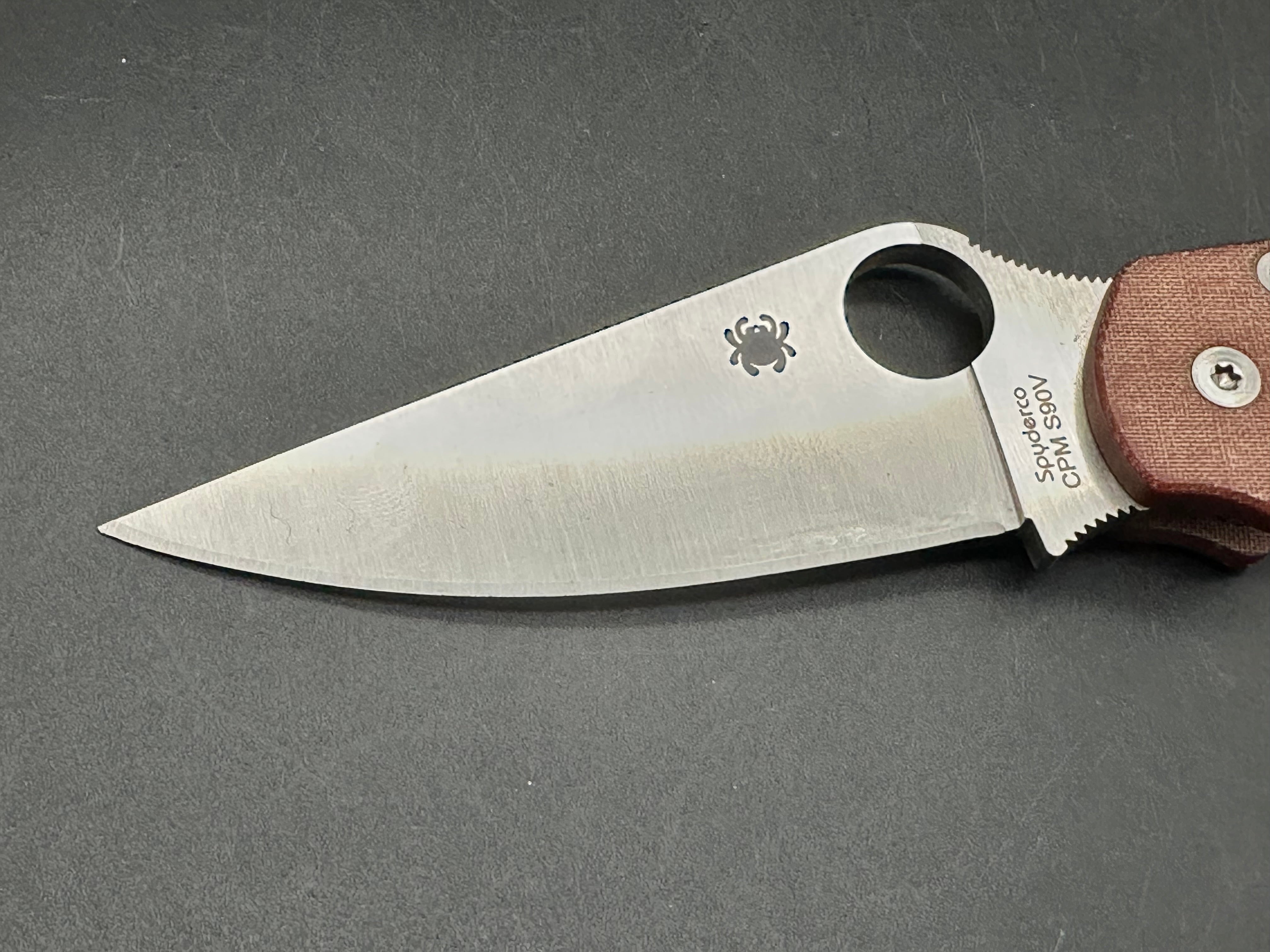 Spyderco Paramilitary 2 canvas micarta w/S90V blade