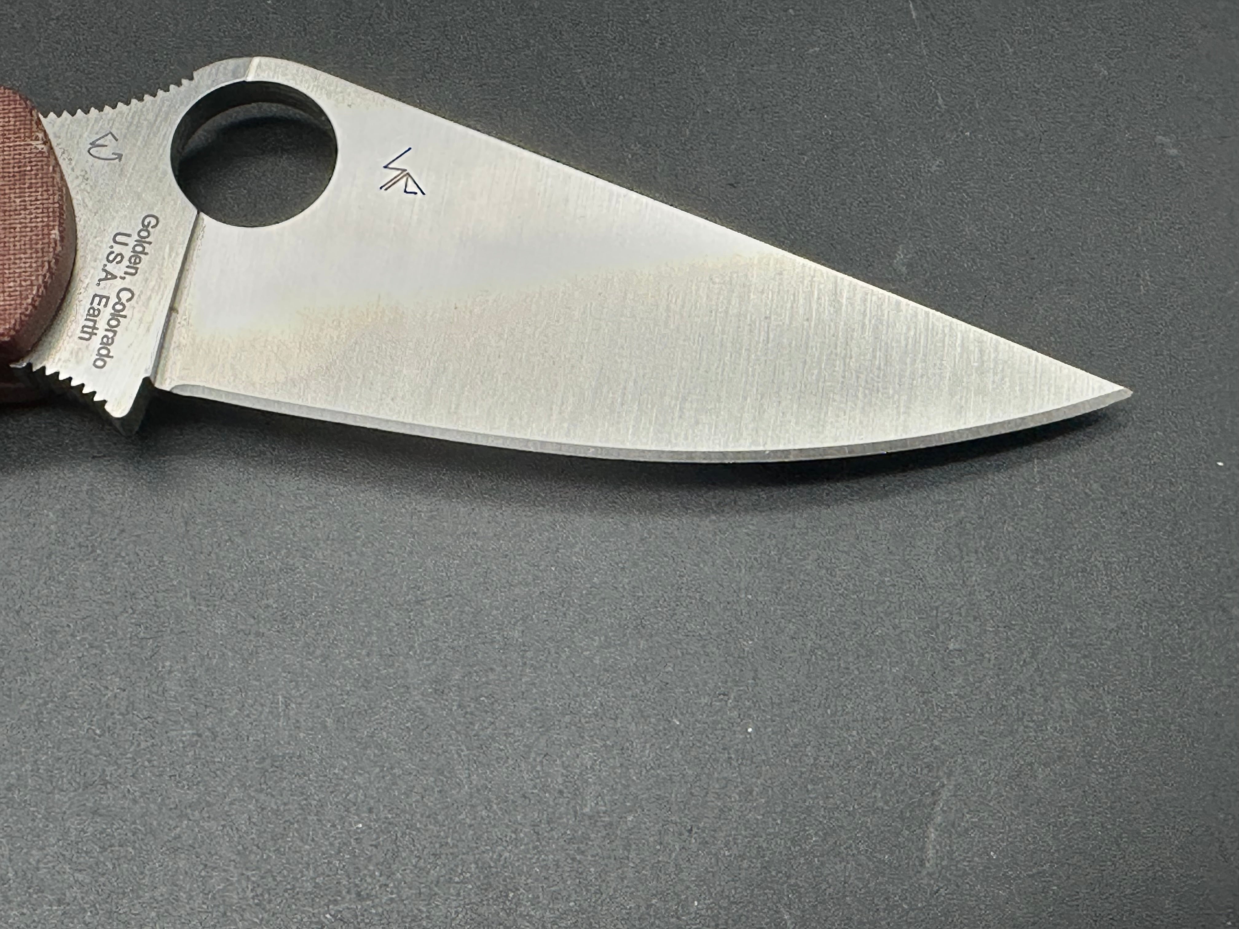 Spyderco Paramilitary 2 canvas micarta w/S90V blade