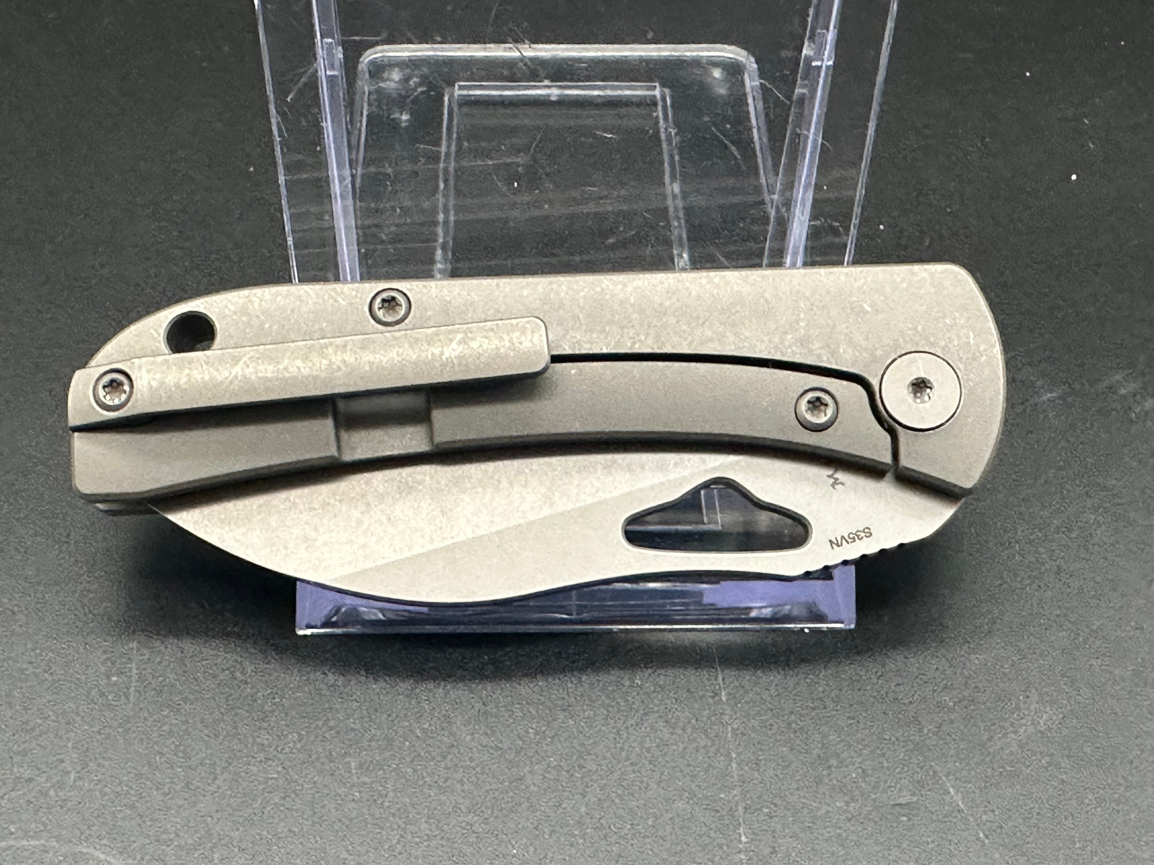 Picaroon Mutineer Full titanium w/extra micarta scale and liner frame