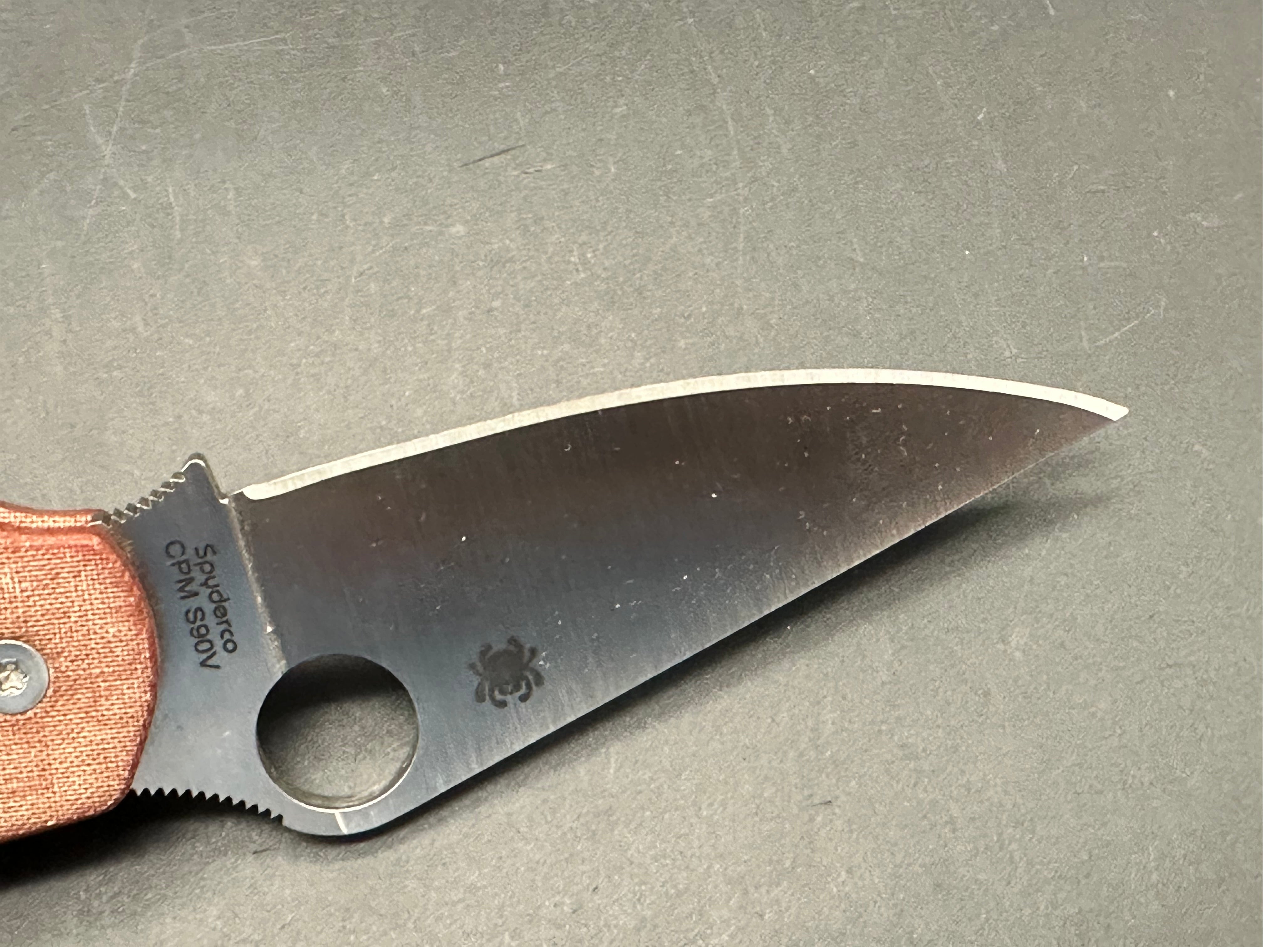 Spyderco Paramilitary 2 canvas micarta w/S90V blade