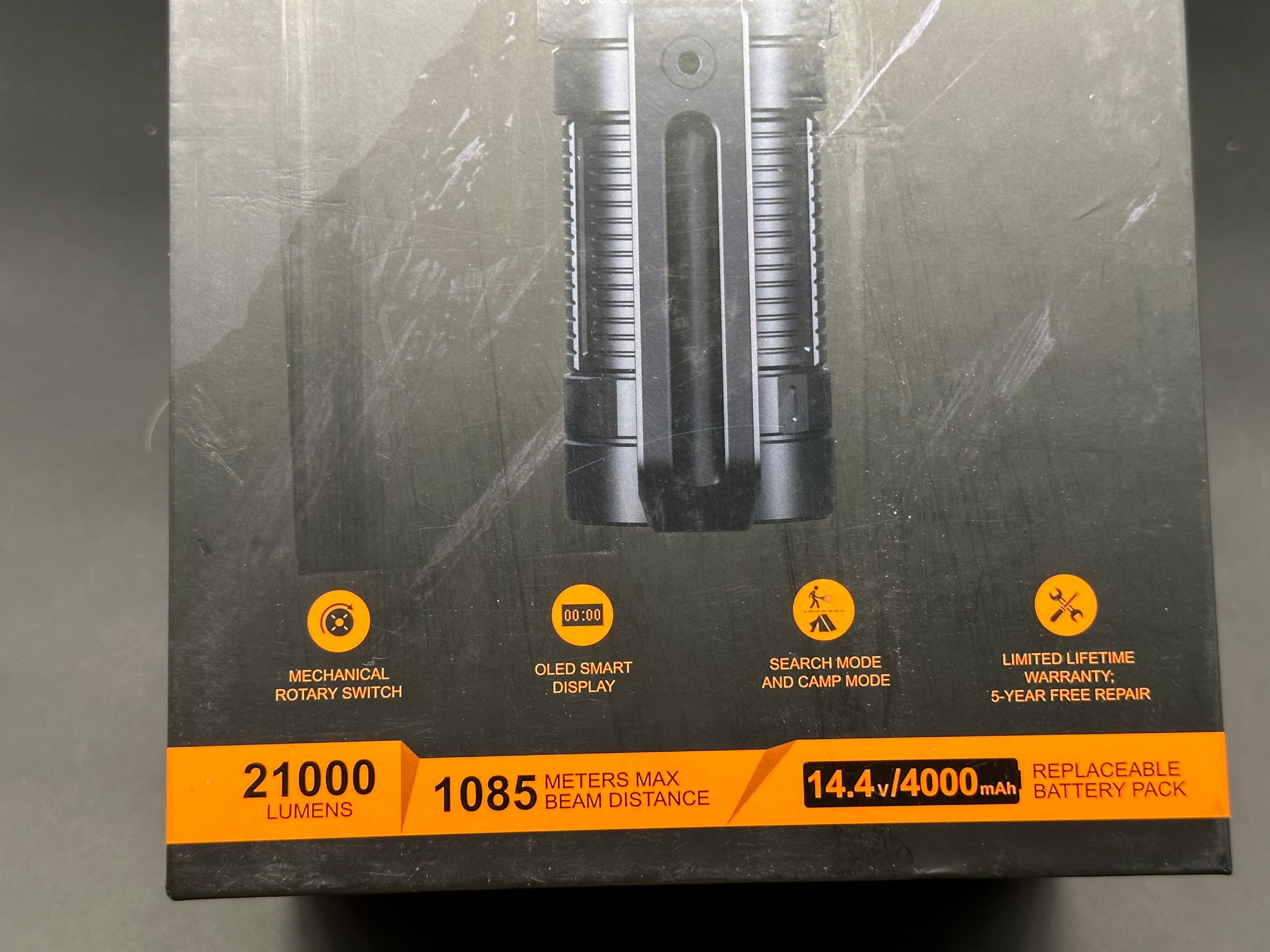Fenix LR60R 14.4 volt 4000 mah Battery 21000 Lumens