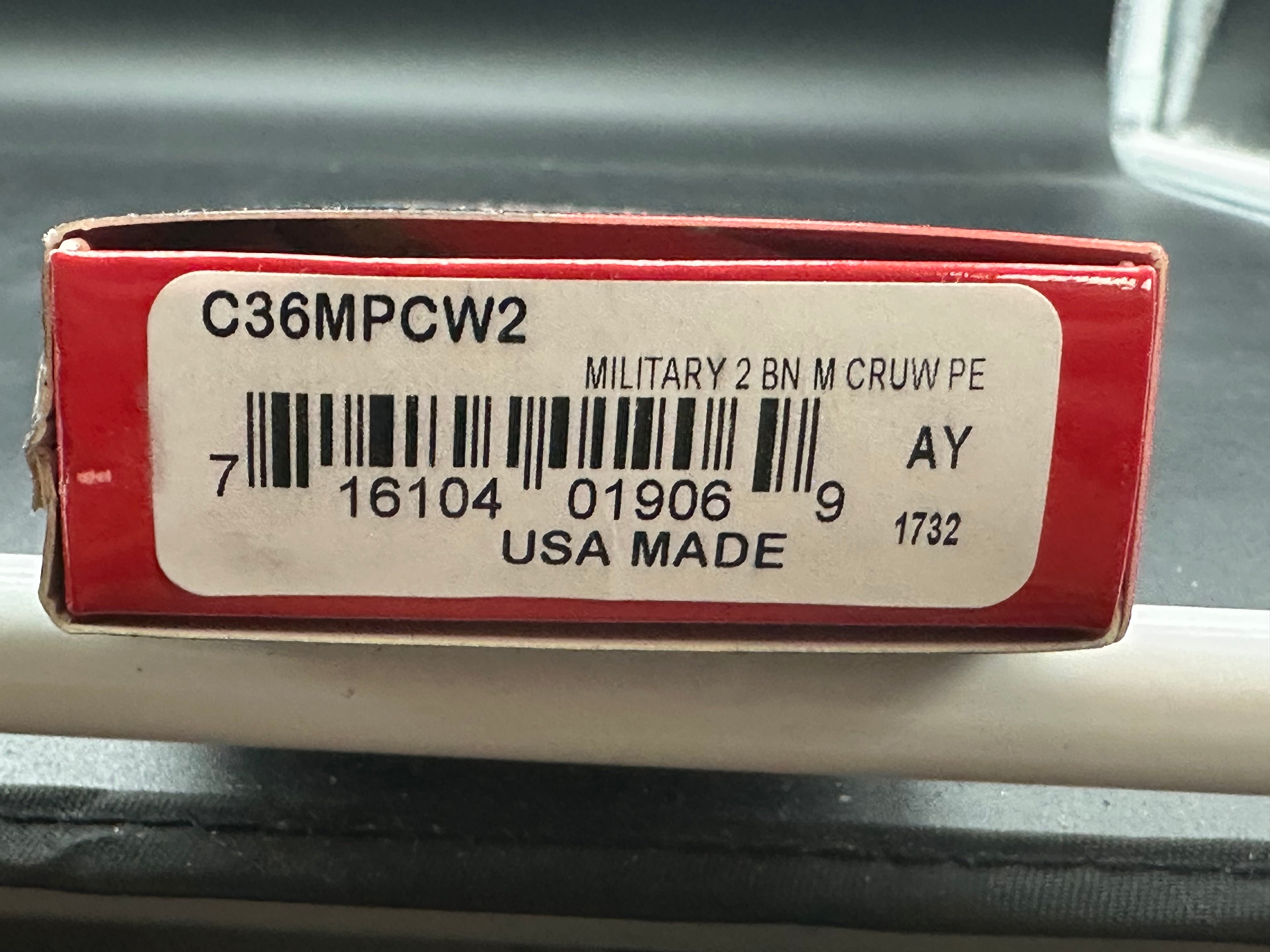 Spyderco Military 2 Micarta Cru-Wear