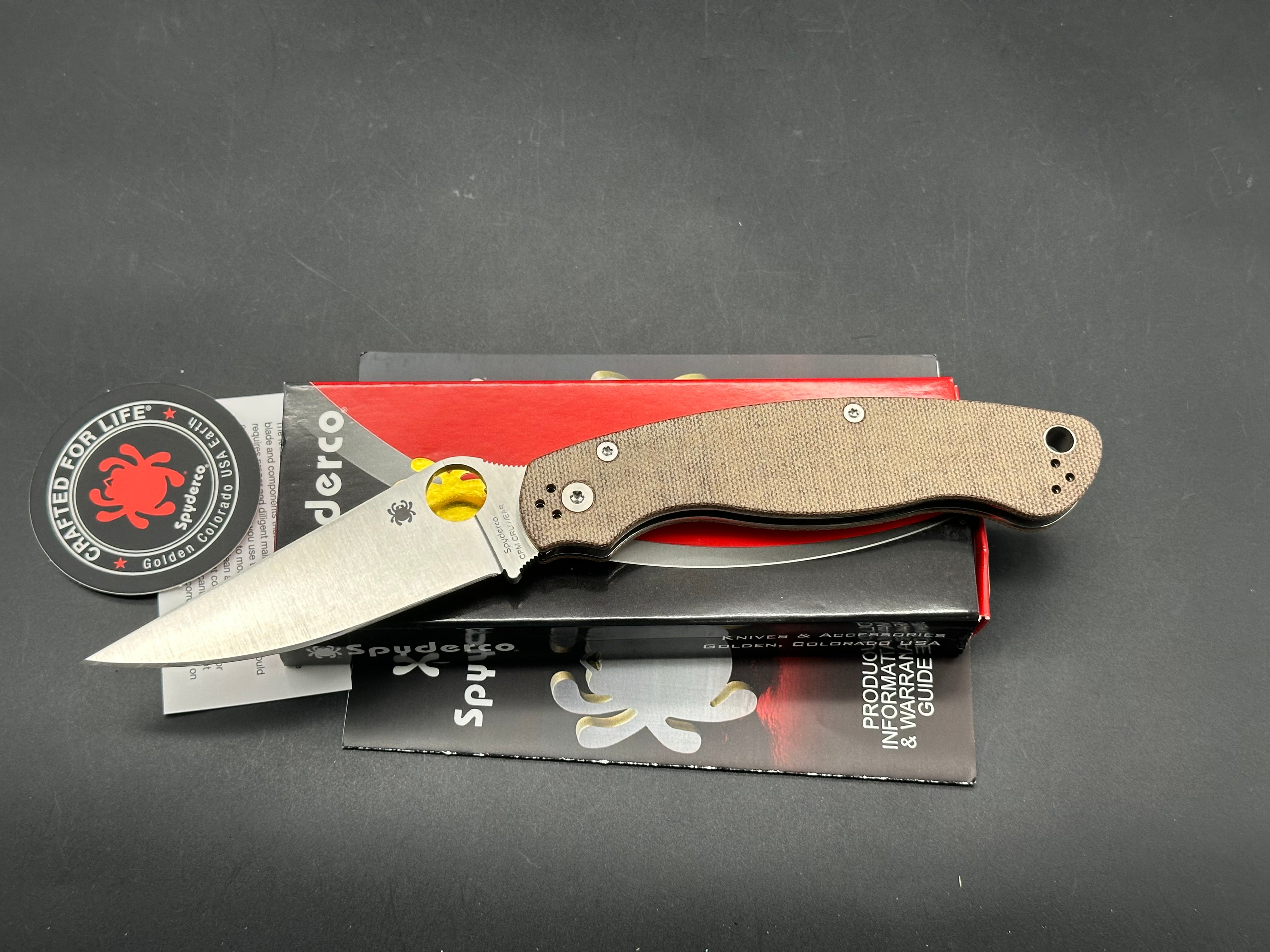 Spyderco Military 2 Micarta Cru-Wear