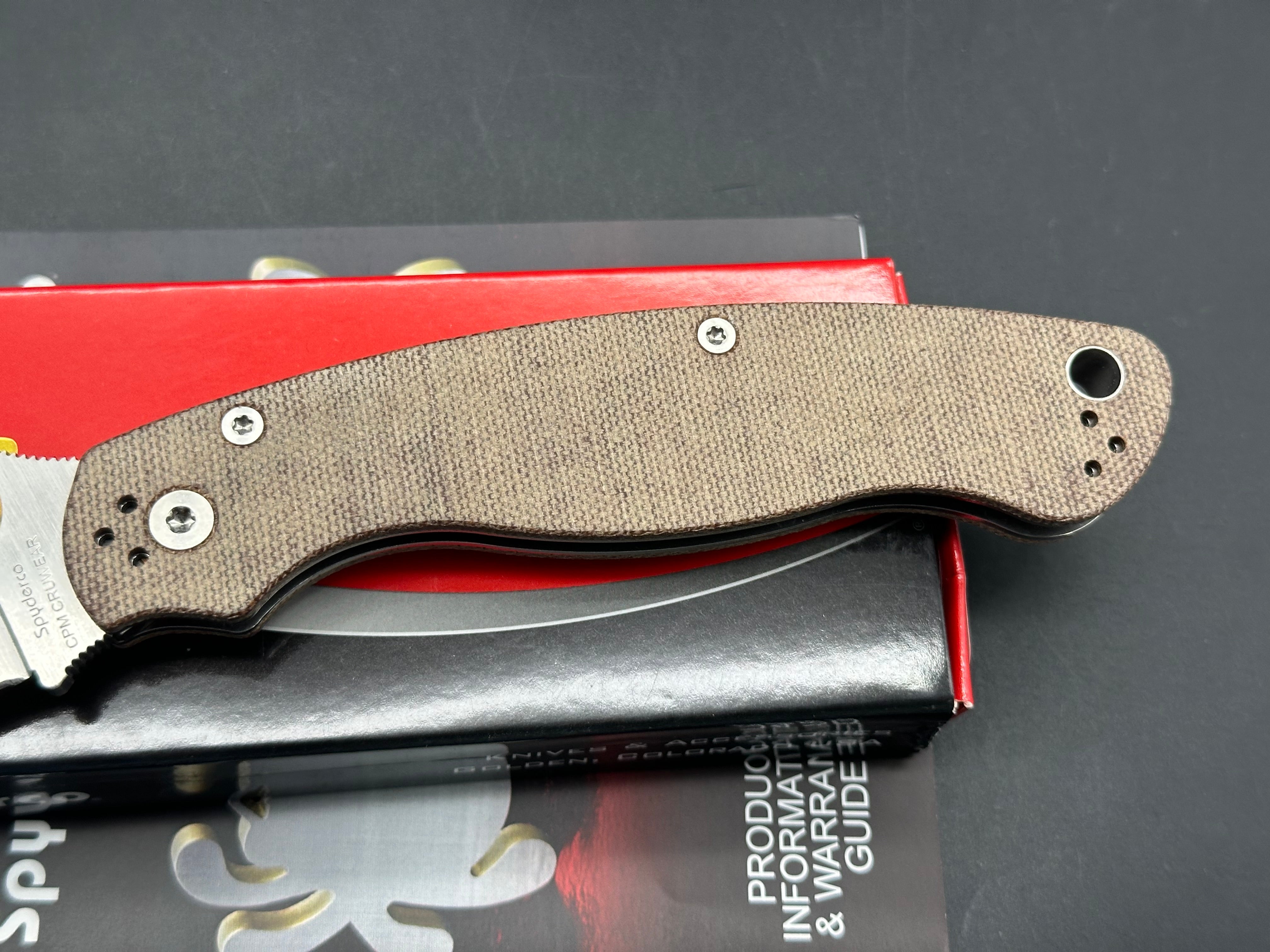Spyderco Military 2 Micarta Cru-Wear